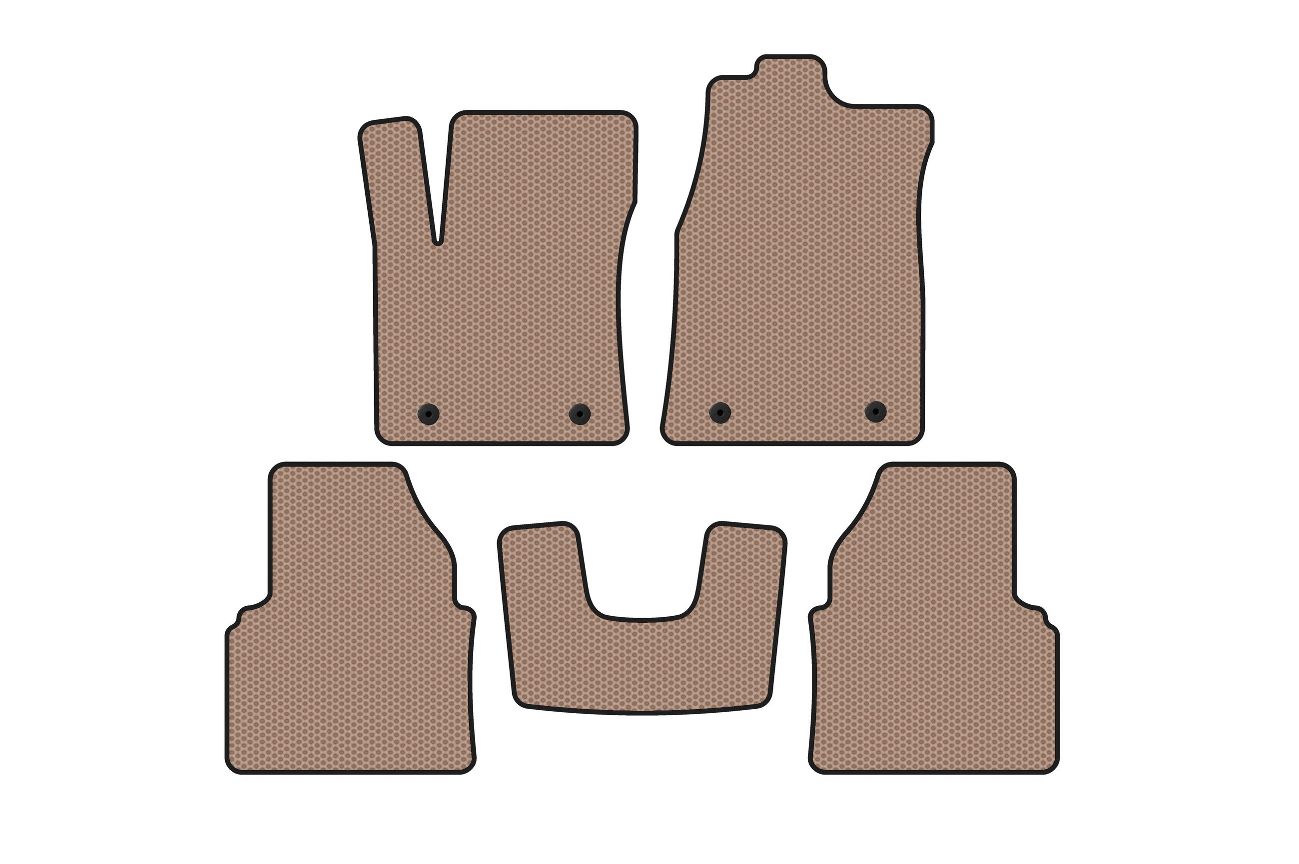 Гумові килимки Carsuit (Бежевий)