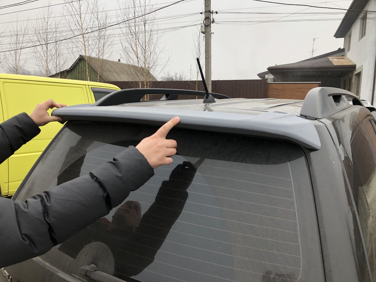 Спойлер козирок Subaru Forester 2008-2012 ABS під фарбування 4