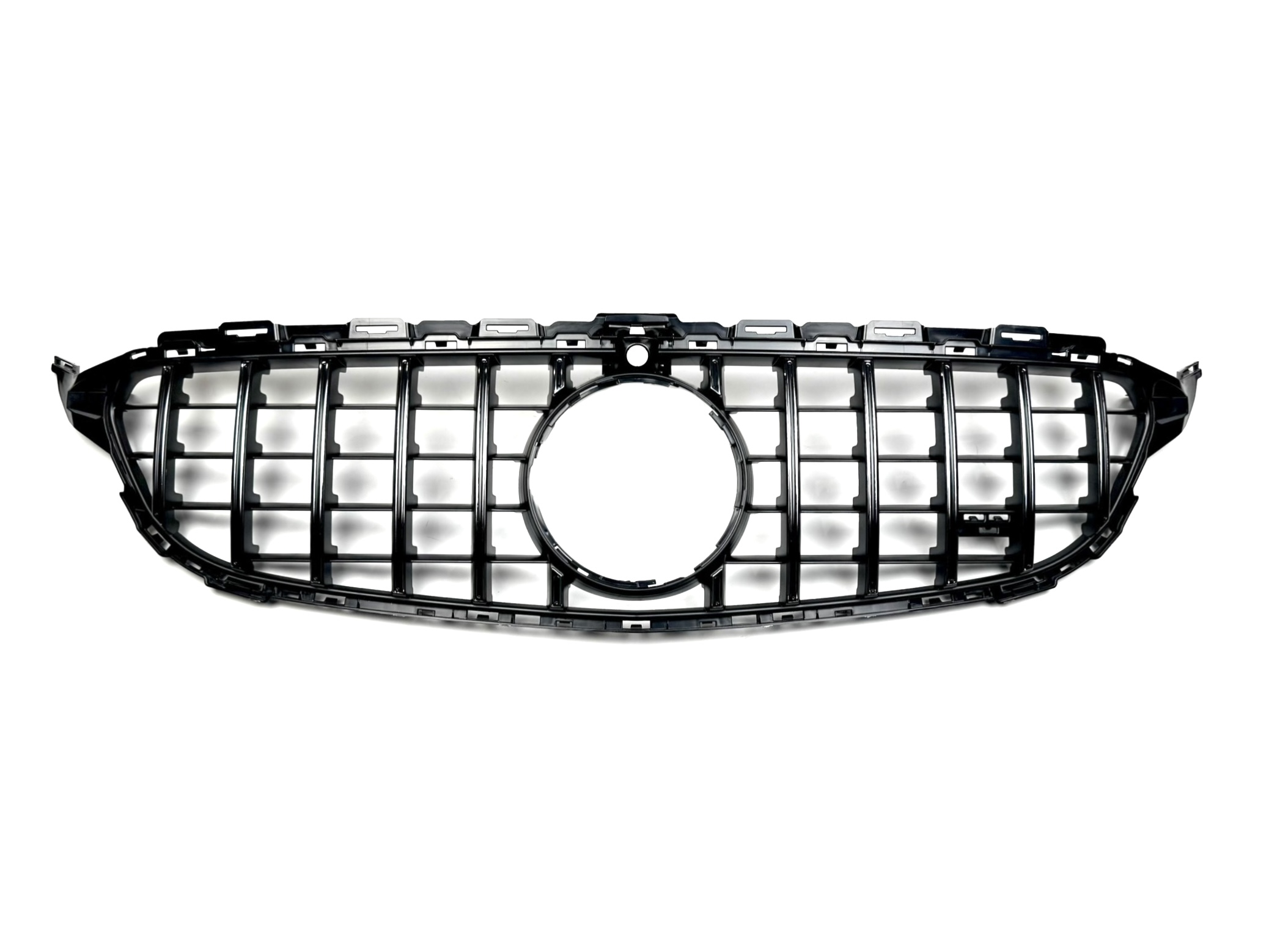 Решітка радіатора GT CHROME Mercedes C-Class W205 2014-2018 ПІД КАМЕРУ