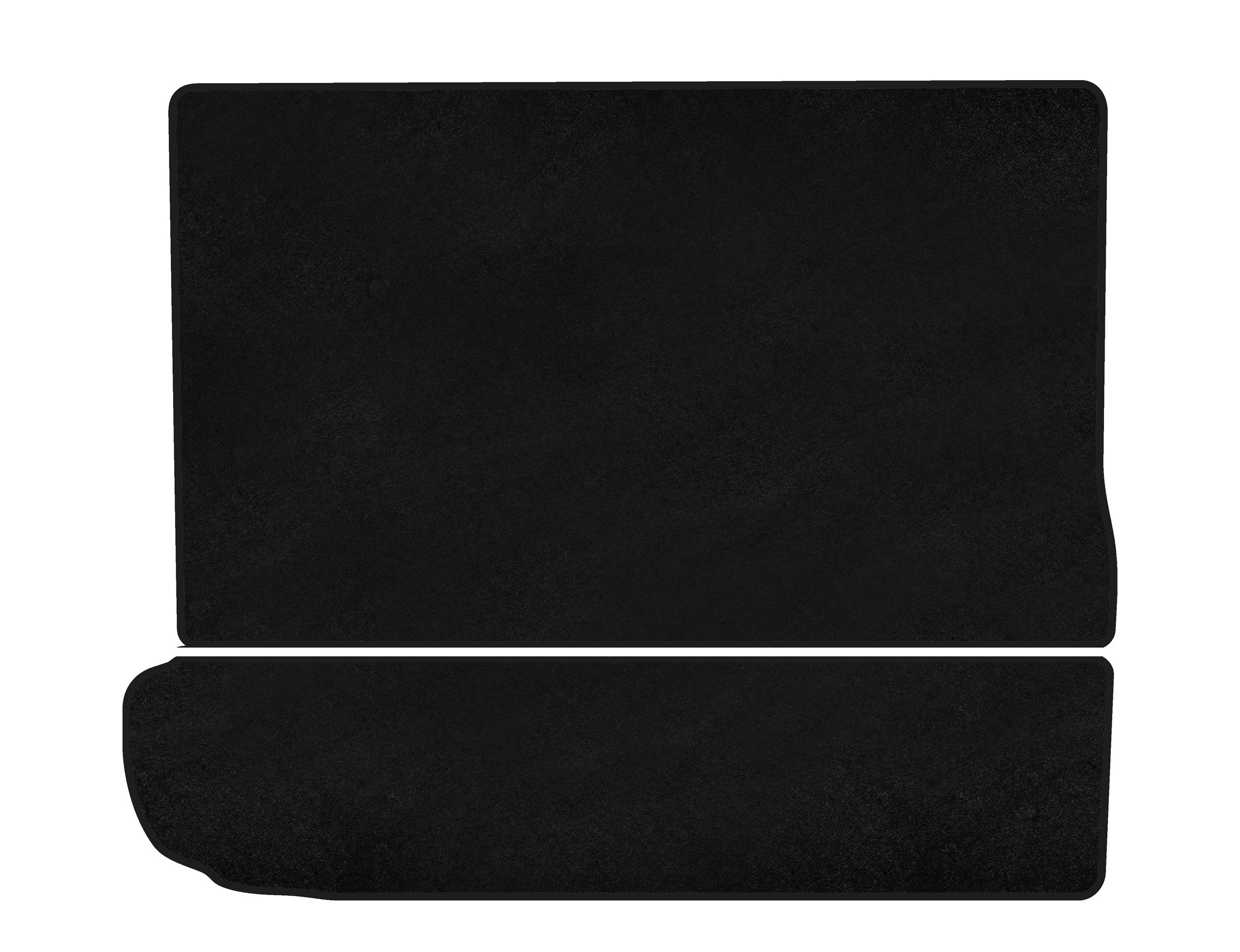 Килимок багажника текстильний Classic (складений 3 ряд, Чорний)