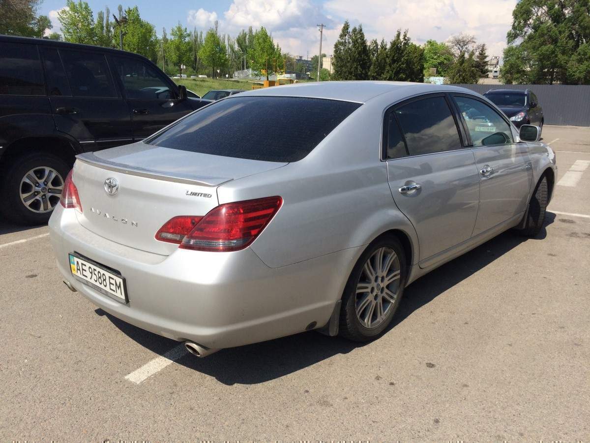 Спойлер ліп на багажник Toyota Avalon 2006-2010 ABS пластик під фарбування 2
