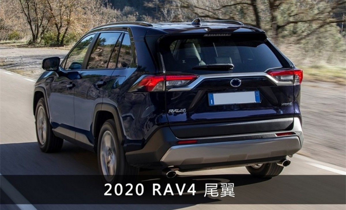 Спойлер на кришку багажника Toyota Rav-4 2019-ABS пластик під фарбування 6