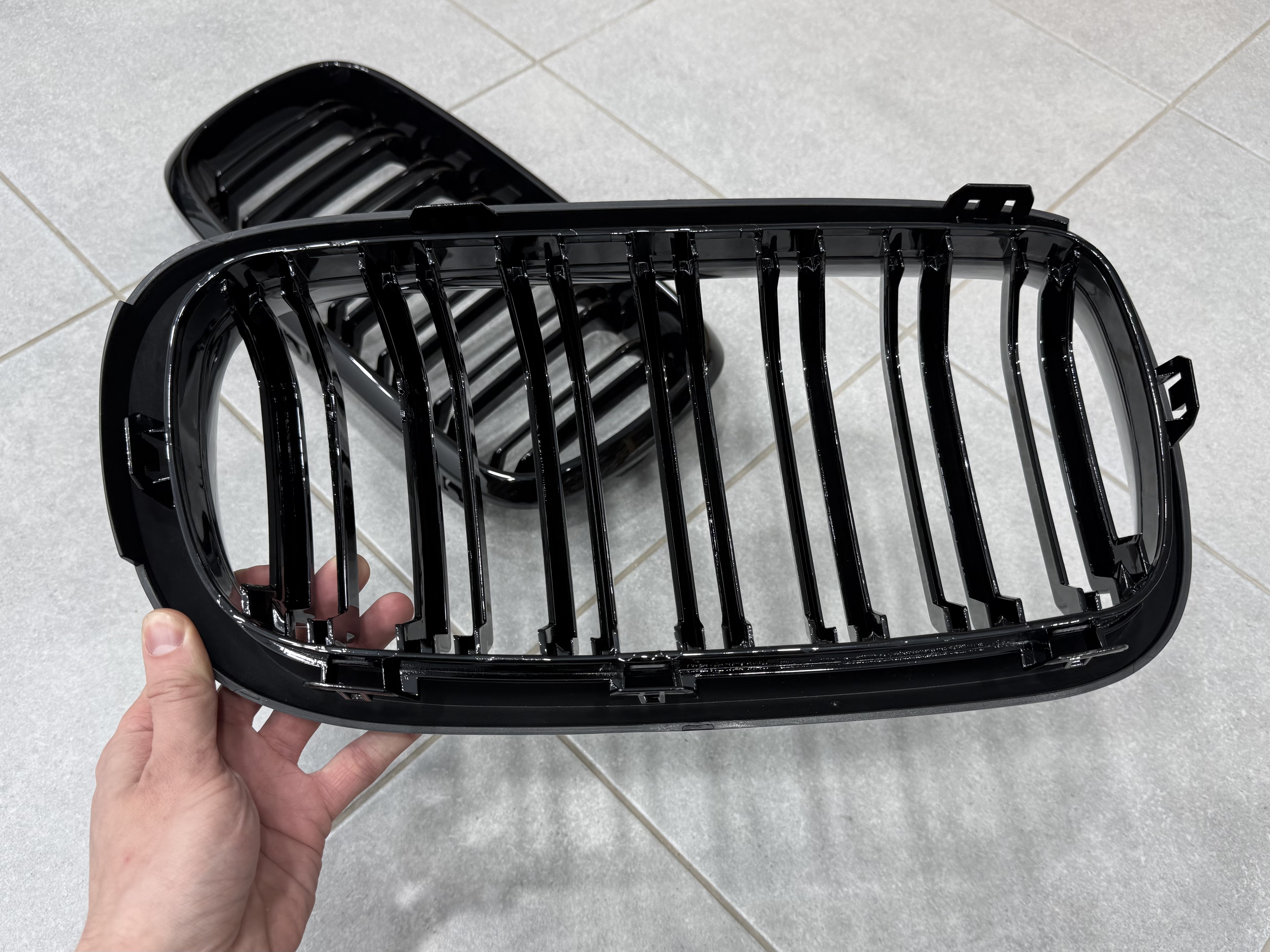 Решітка радіатора ніздрі стиль X5M X6M BMW X5 F15 / F16 2013-2018 2шт. 5