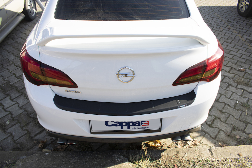 Накладка на задній бампер EuroCap (Sedan, ABS) 6