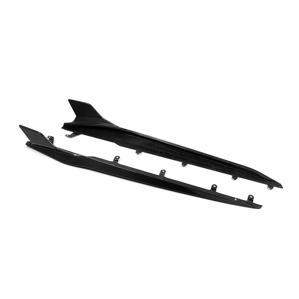 Леза на пороги (Карбон) на BMW 8 Series G14 / G15 / G16 2018-2023 року 3