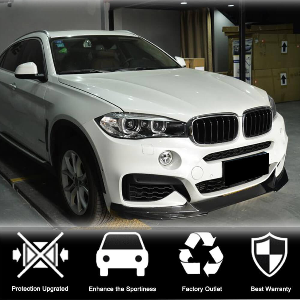 Накладка на передній бампер Lip (для M-Sport, Карбон) 2