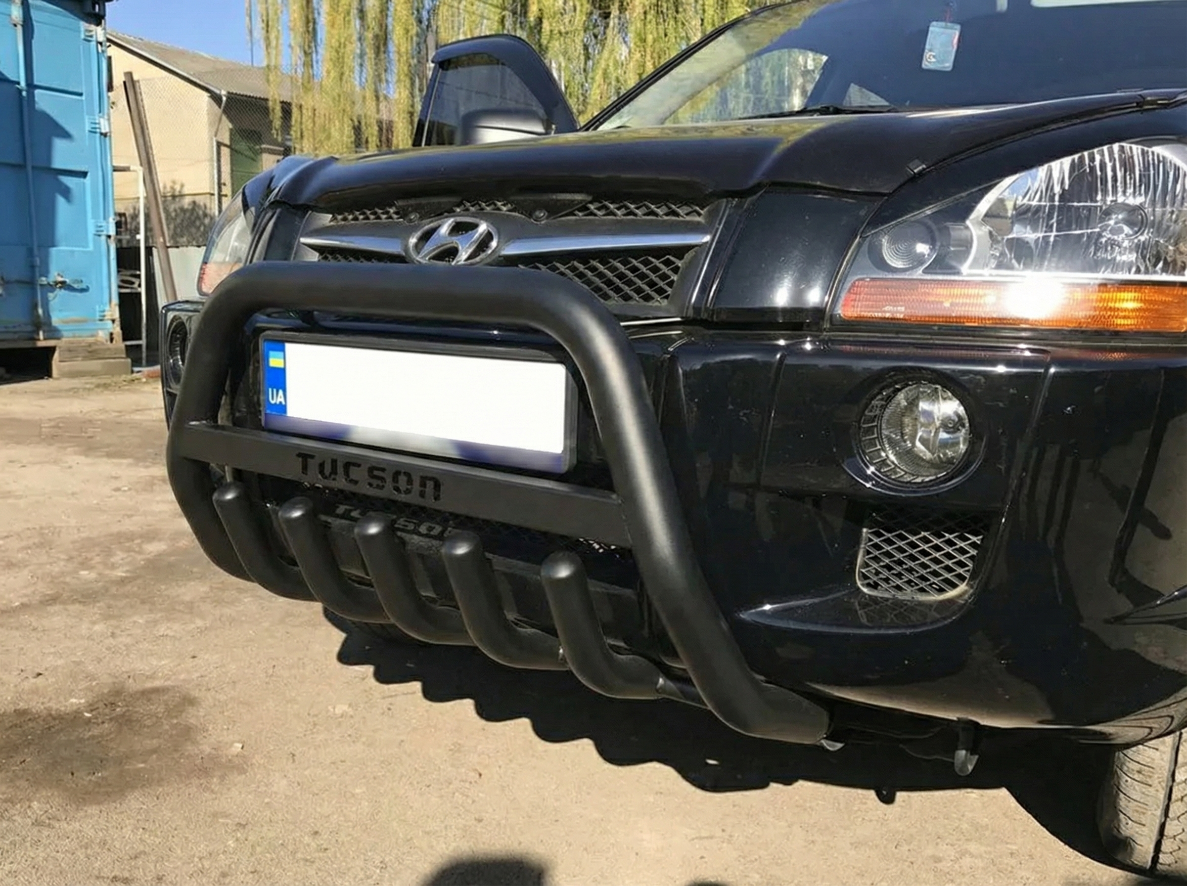 Кенгурятник WT004 Black (нерж.)