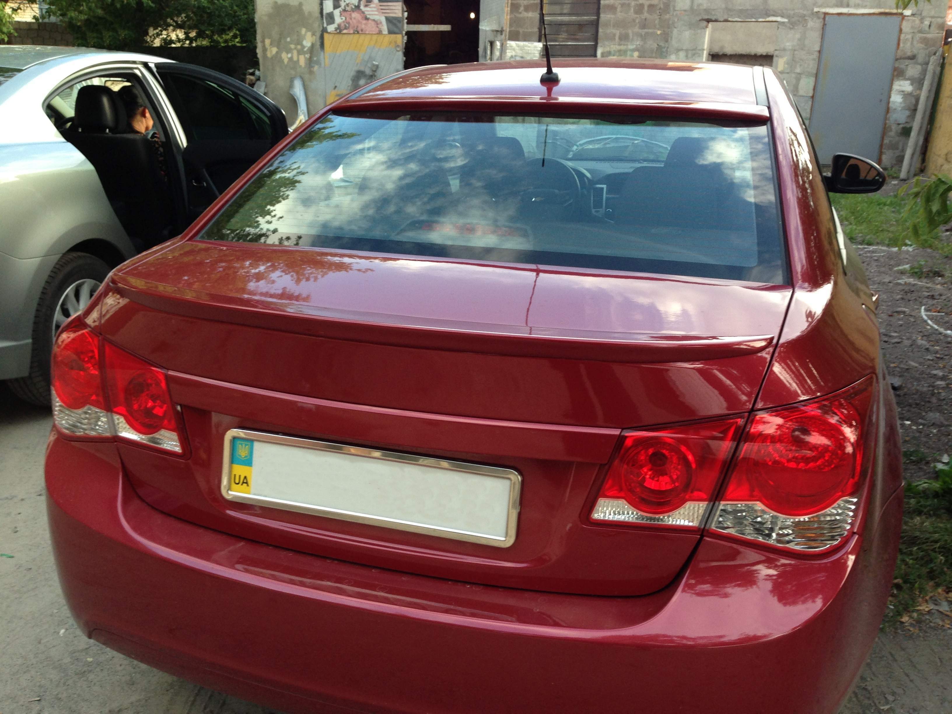 Спойлер ліп багажника Chevrolet Cruze 2009-2016 ABS пластик під фарбування 2