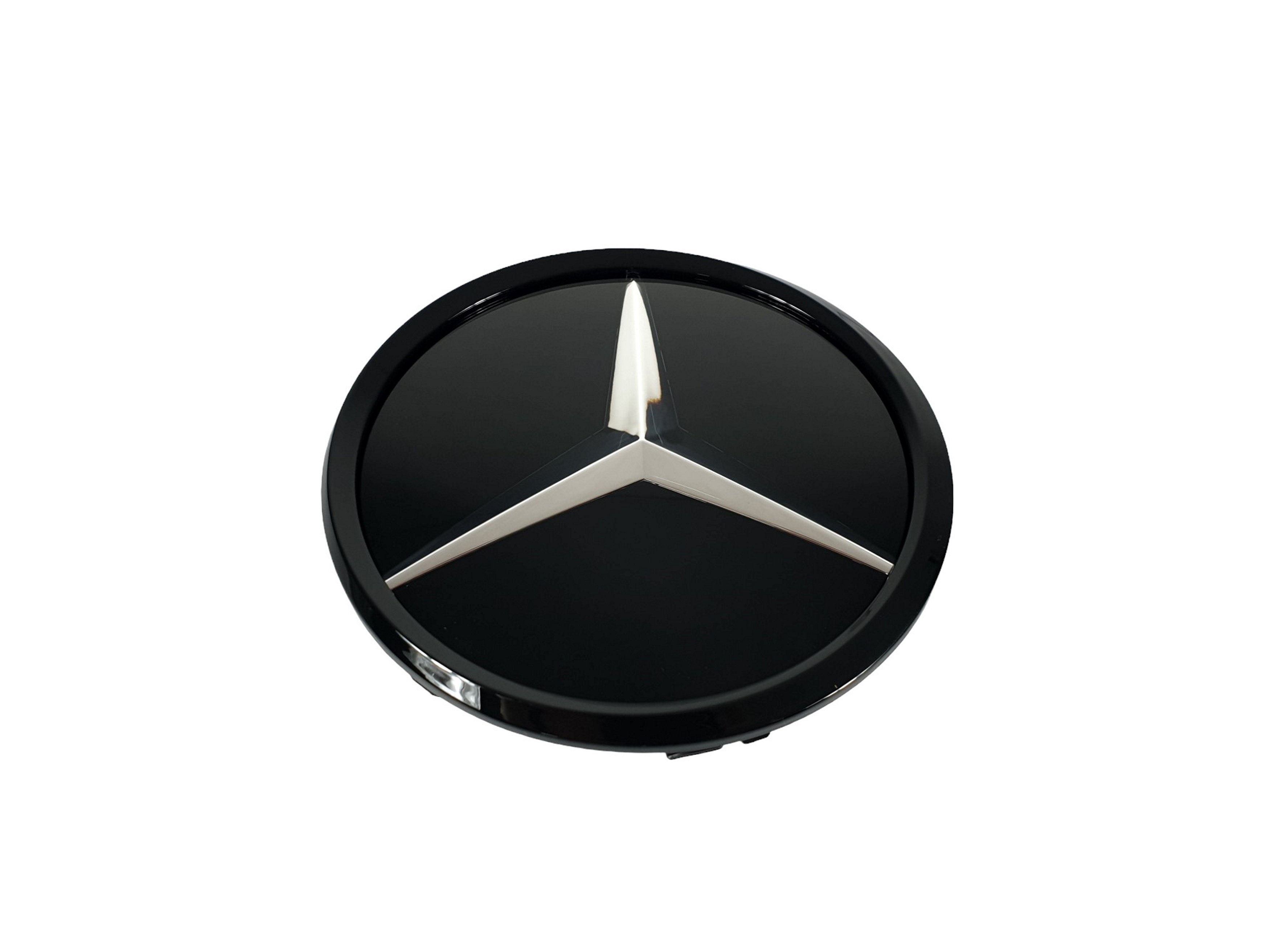 Логотипи Chrome Black скляний (муляж дистроніка) на Mercedes-Benz S-Class Coupe C217 2015-2017 року 2