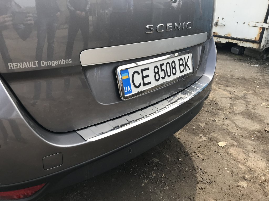 Накладка на задній бампер Carmos (Grand, нерж.) 6