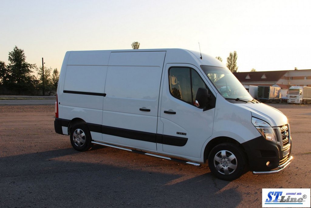 Бічні труби BB002 (2 шт., нерж.) Коротка база 2