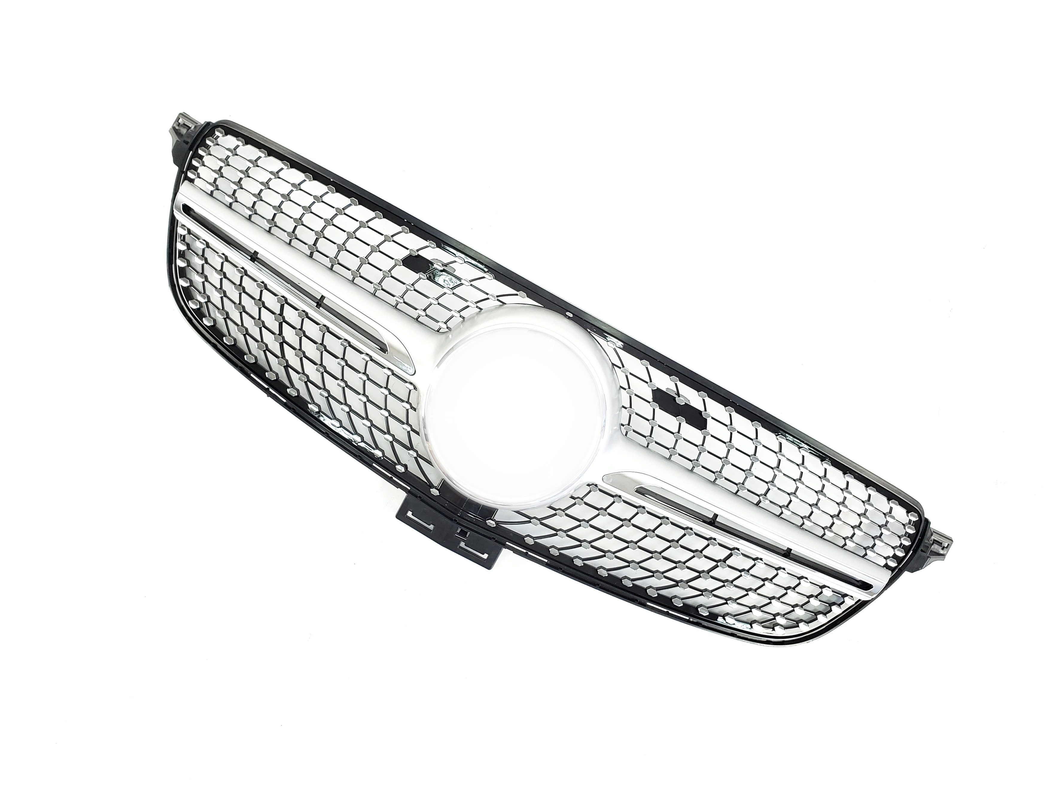 Решітка радіатора Silver Diamond на Mercedes-Benz GLE-Class W166 2015-2018 року 2