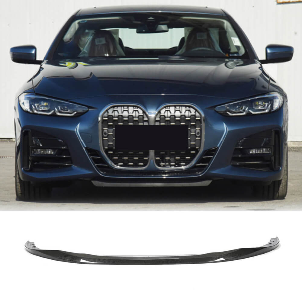 Накладка на передній бампер Lip V2 (для G22/G23 M-Sport, Карбон)