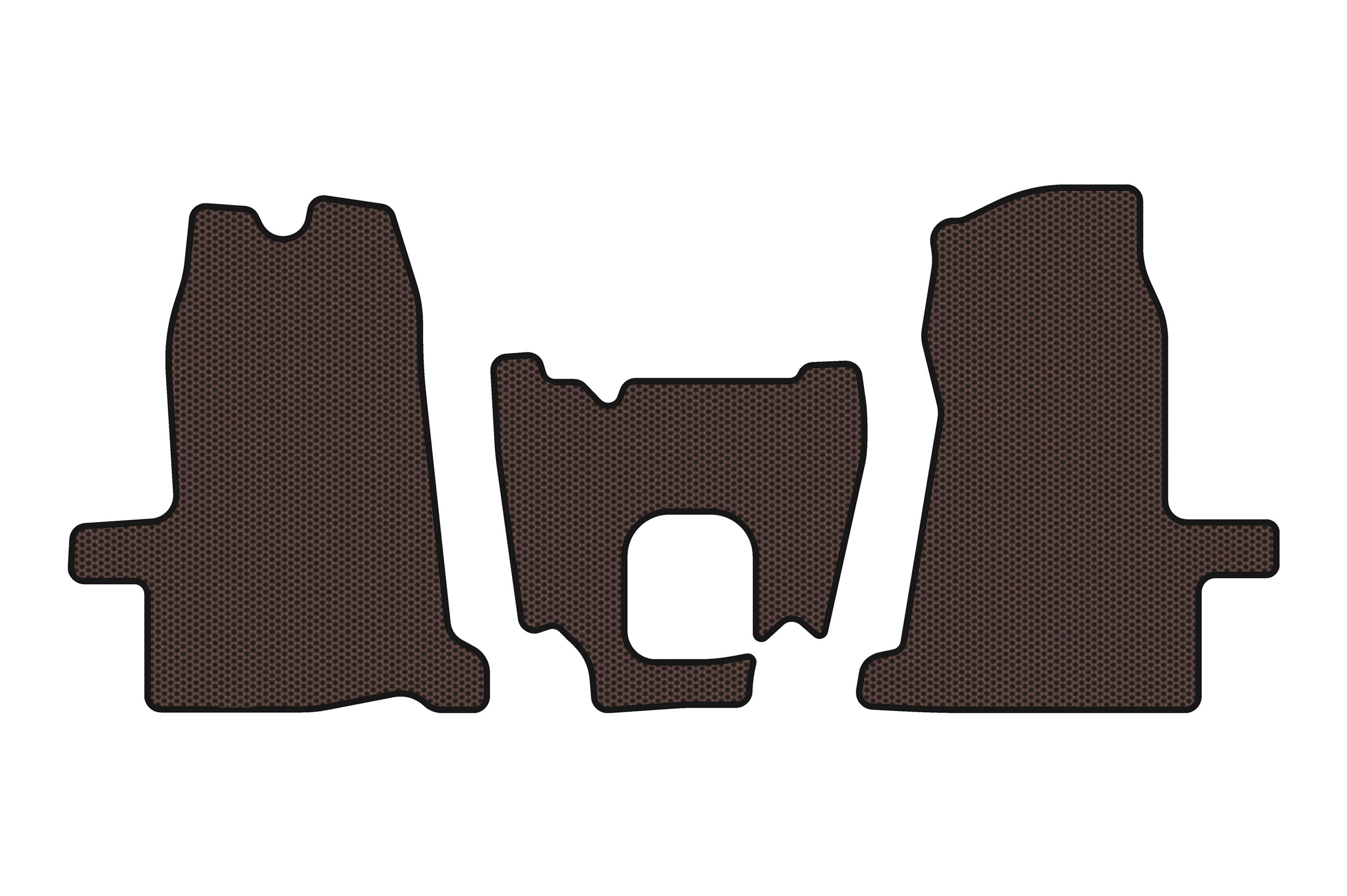 Гумові килимки Carsuit (2000-2006, 1+1, МКПП, коричневий)
