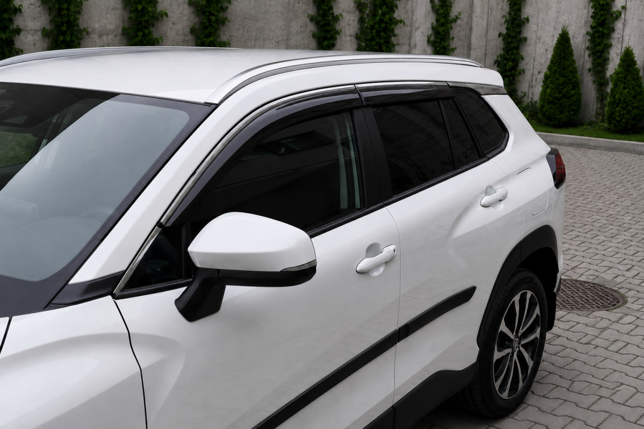 Інтегровані рейлінги сірі OEM (ABS-пластик, установка на клей) 4