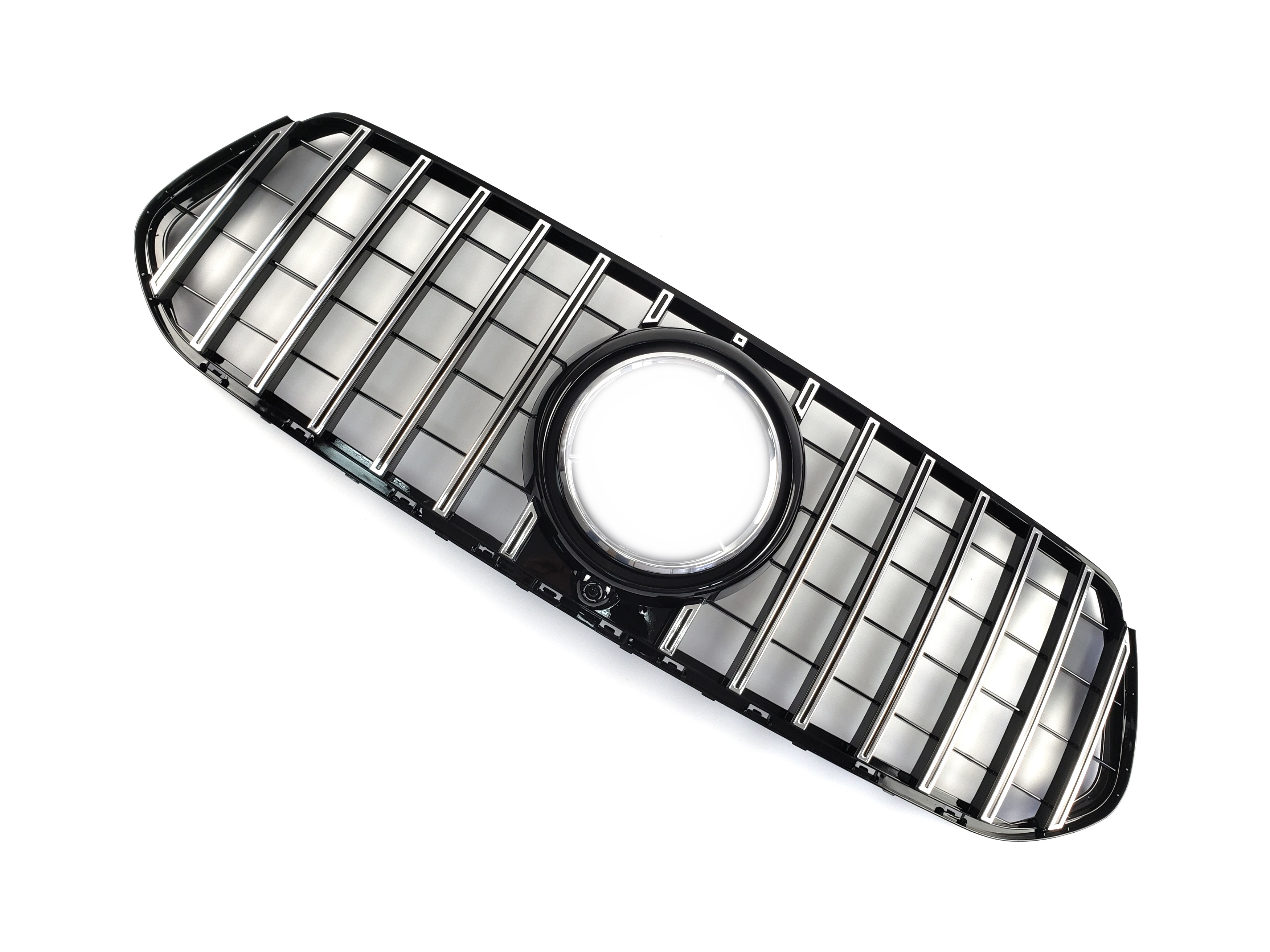 Решітка радіатора GT Chrome Black (AMG) на Mercedes-Benz GLE-Class W167 2018-2023 року 3