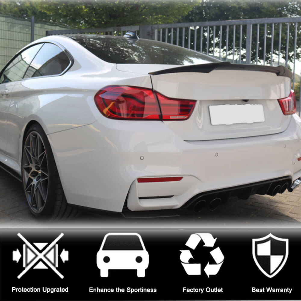 Спойлер M4-Style V3 (для F82, Карбон) 4