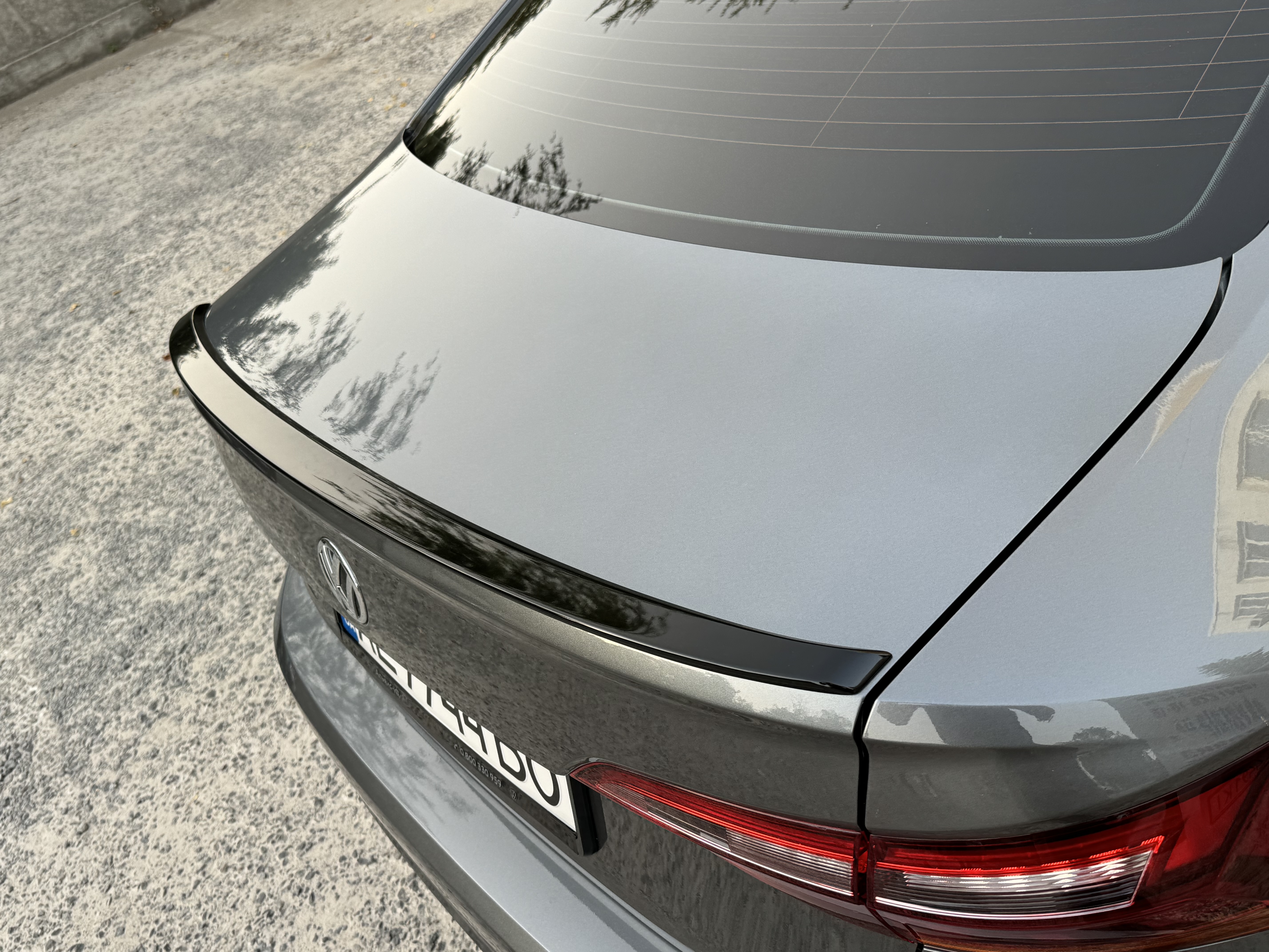 Спойлер ліп Volkswagen Jetta 7 2018+ ABS пластик, колір чорний глянець 5