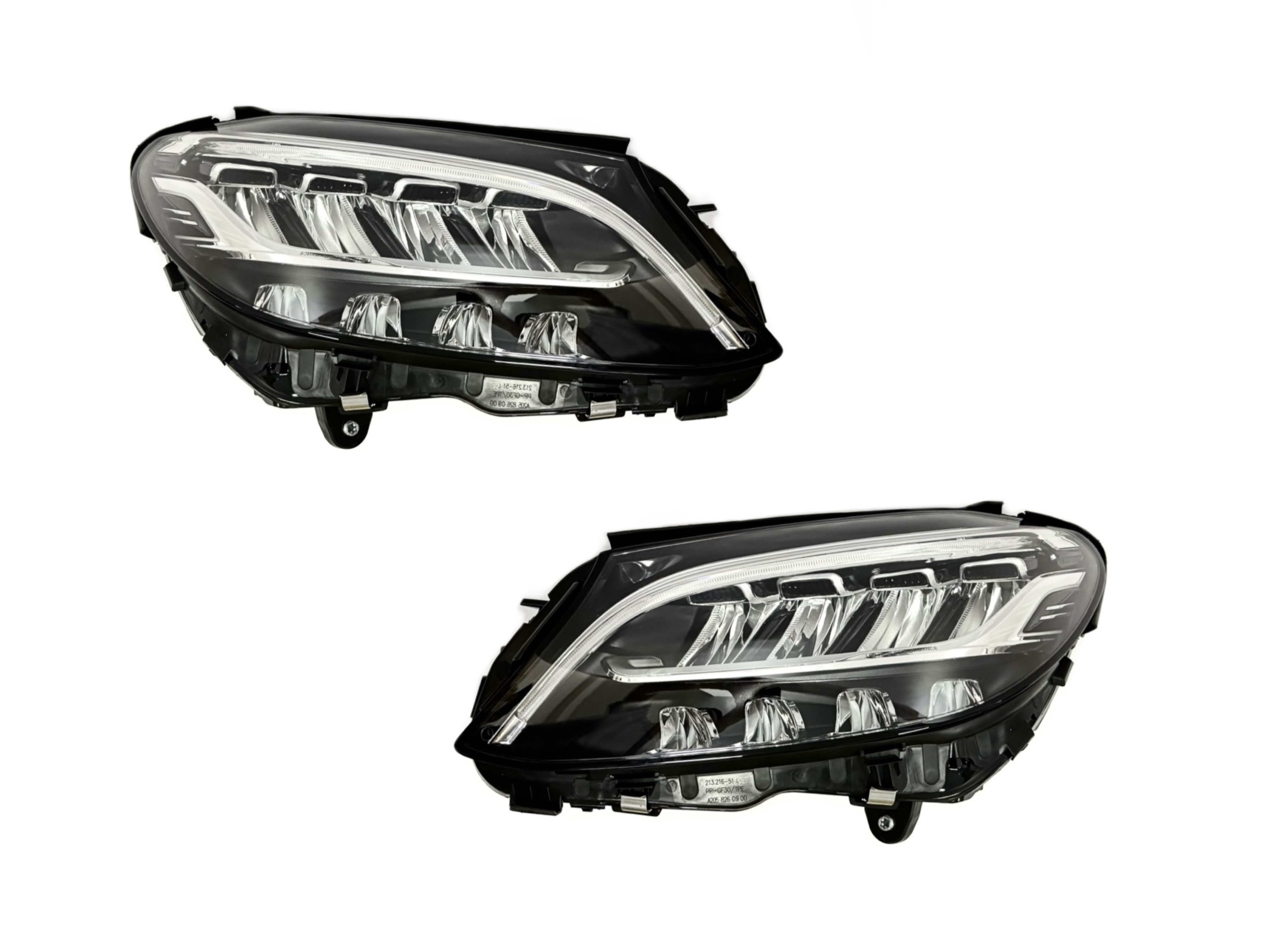 Фари Full LED рестайлінг 2019 для Mercedes C-Class W205 2013-2021 комплектні з блоками 2шт.