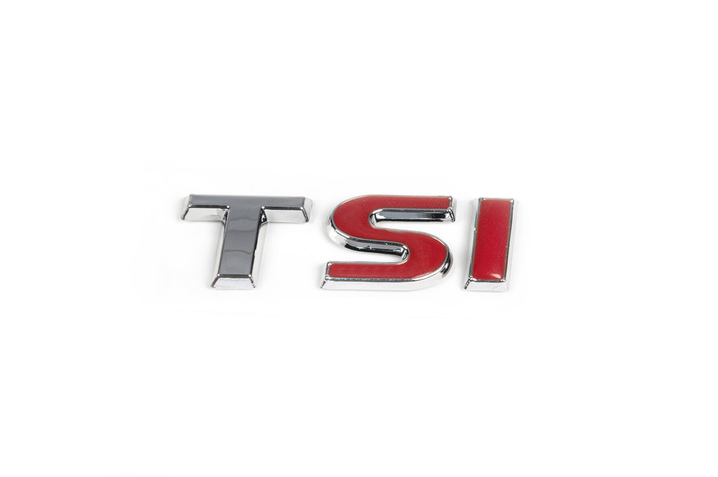 Напис TSI (під оригінал) TS-хром, I-червона 4