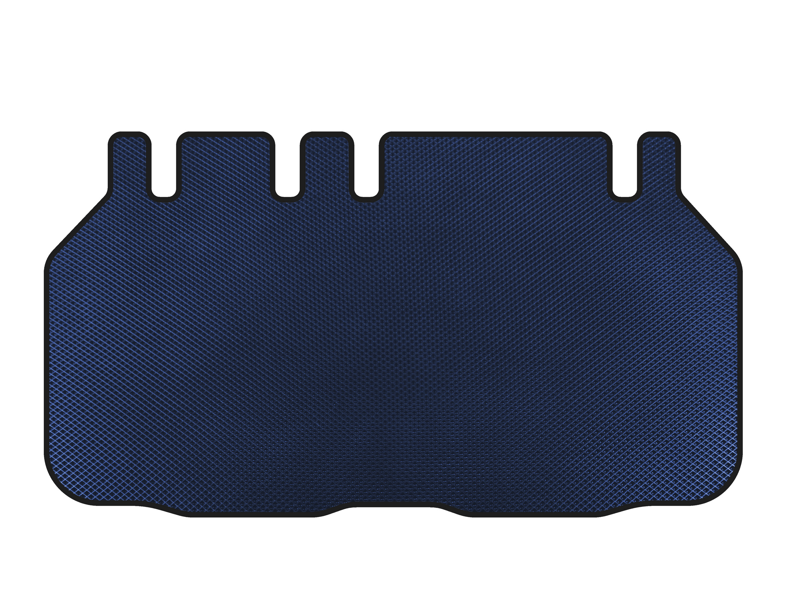 Килимок в багажник EVA (6-ти місний, Синій)