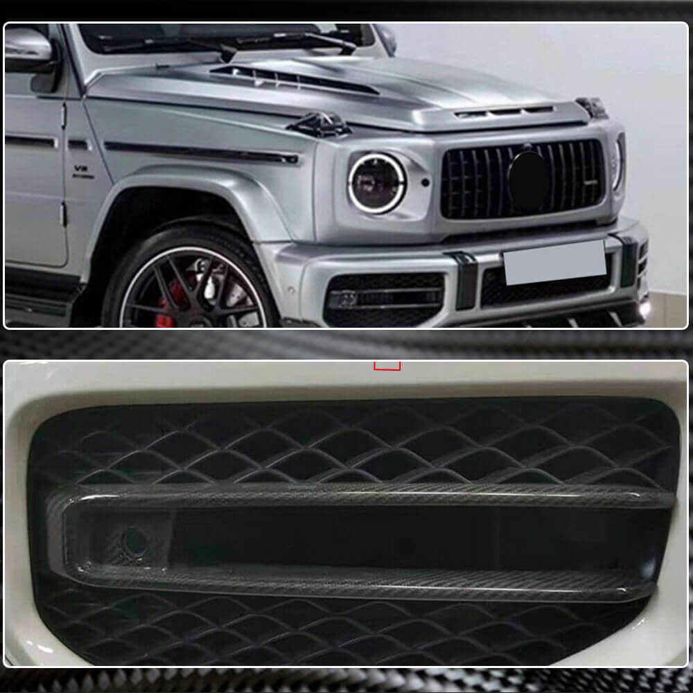 Накладки на протитуманки (для G63 AMG, Карбон) 5