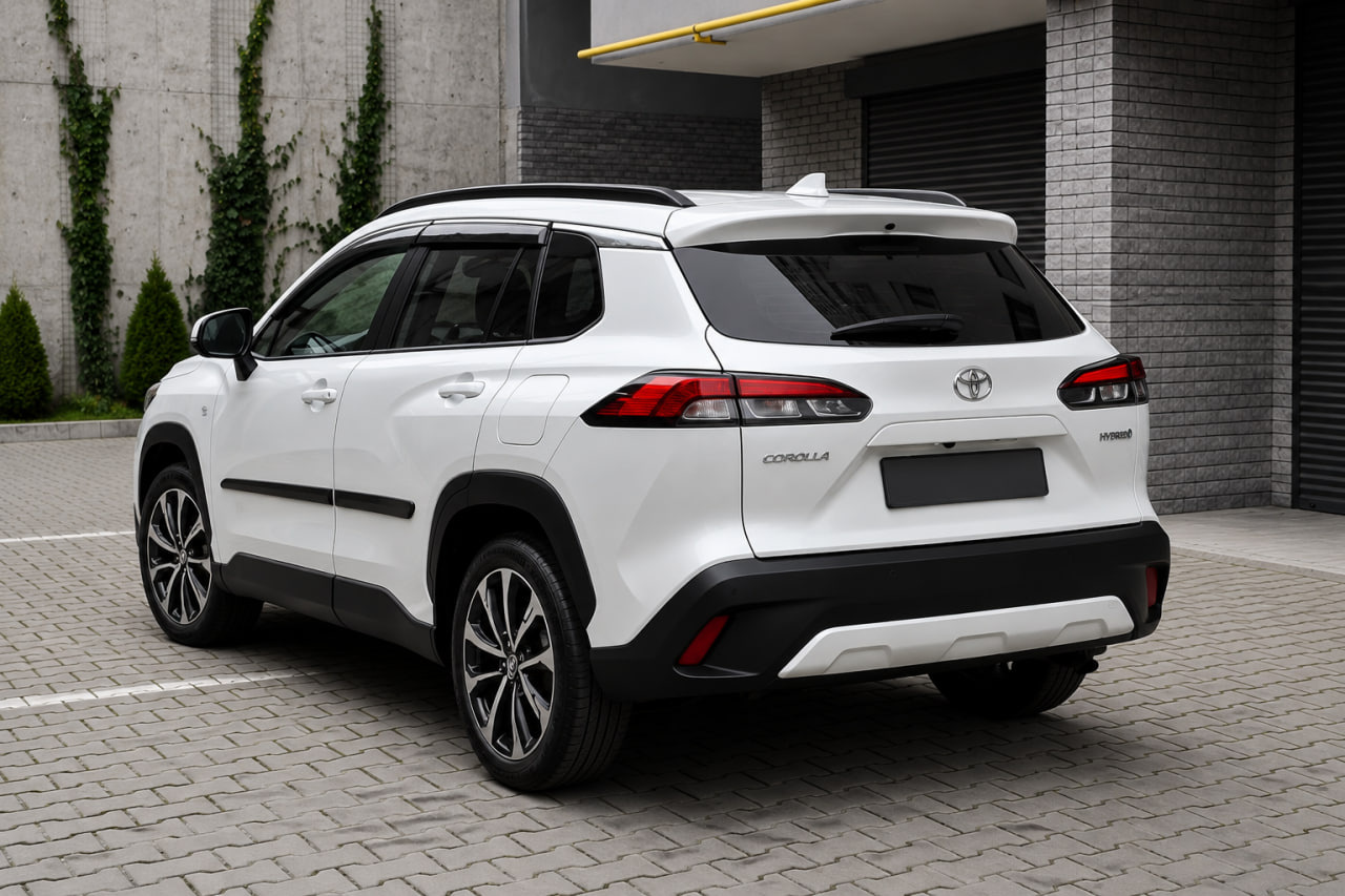 Інтегровані рейлінги чорний OEM (ABS-пластик, установка на клей) 2