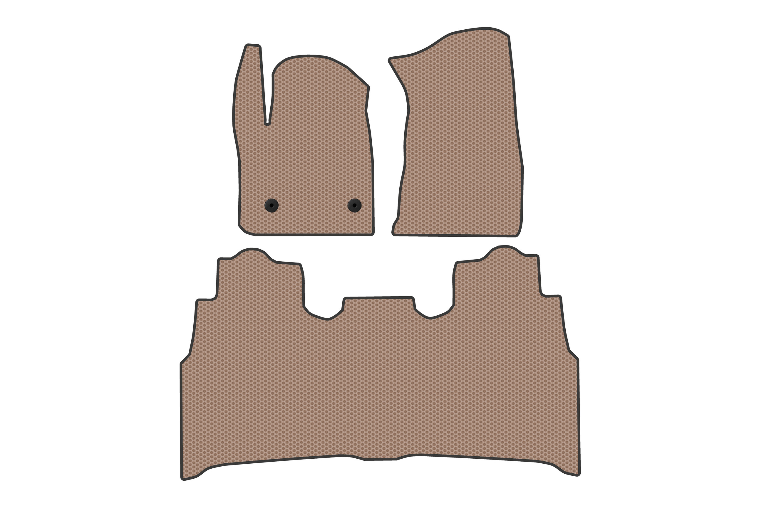 Гумові килимки Carsuit (Бежевий)