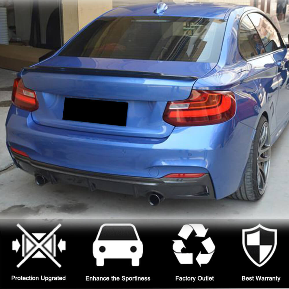 Дифузор заднього бампера V3 (для F22/F23 M-Sport, Карбон) 2