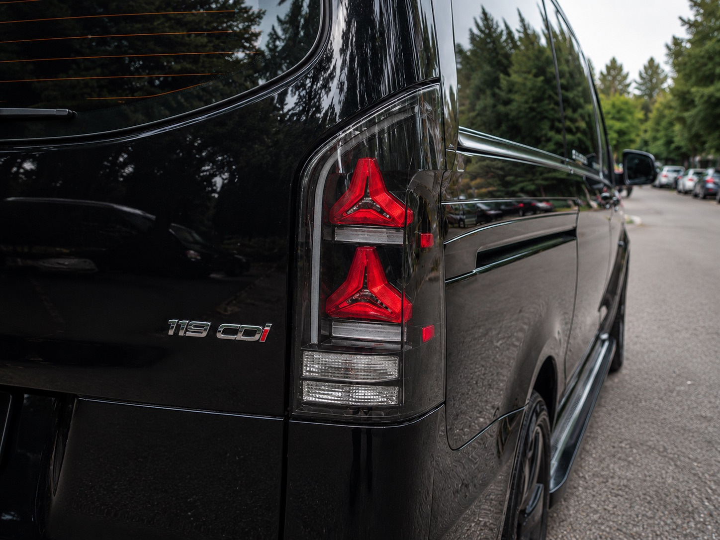 Задні ліхтарі OEM 2026 Black (для Vito, 2 шт)