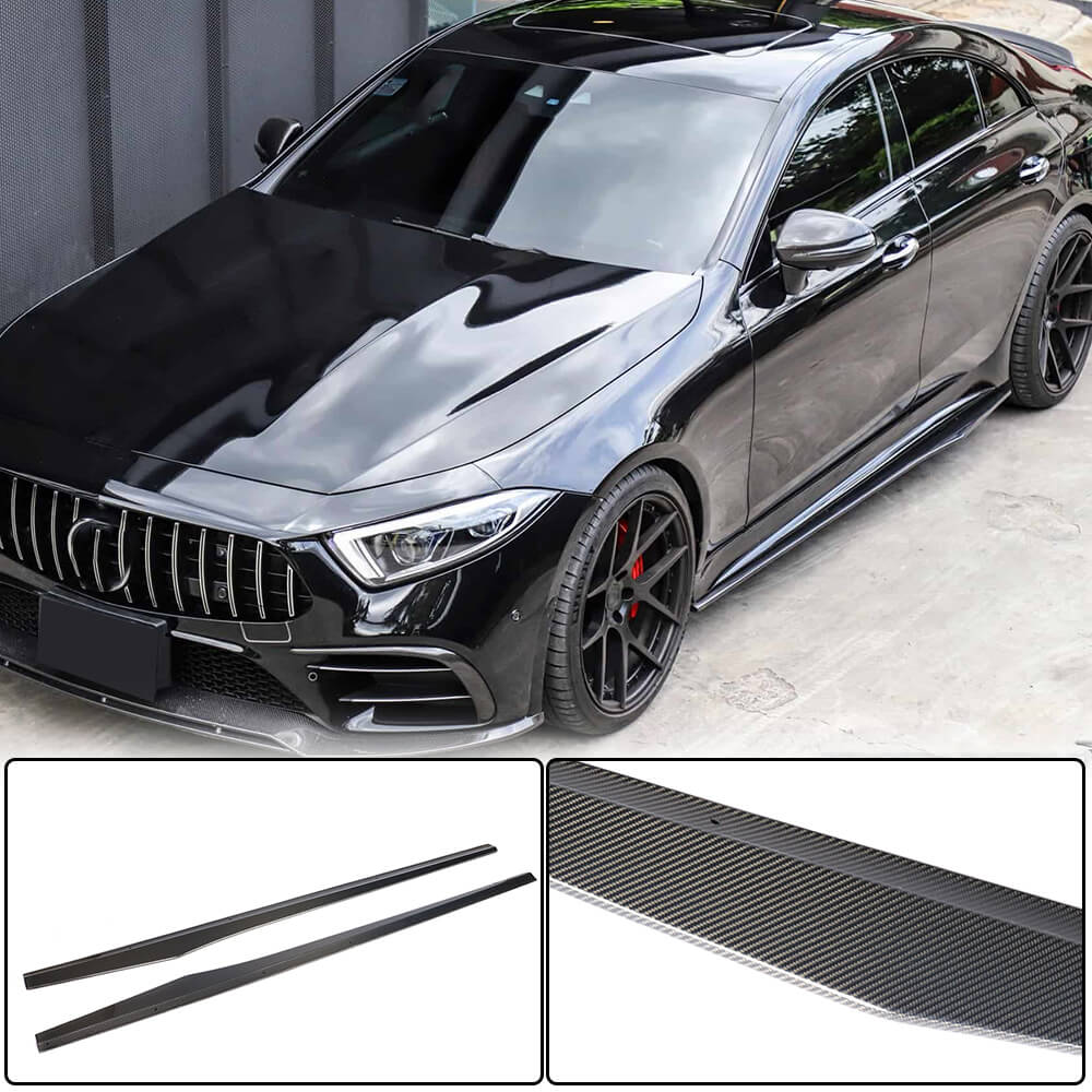 Бокові пороги V1 (для AMG/AMG-Line 2018-2020, Карбон)