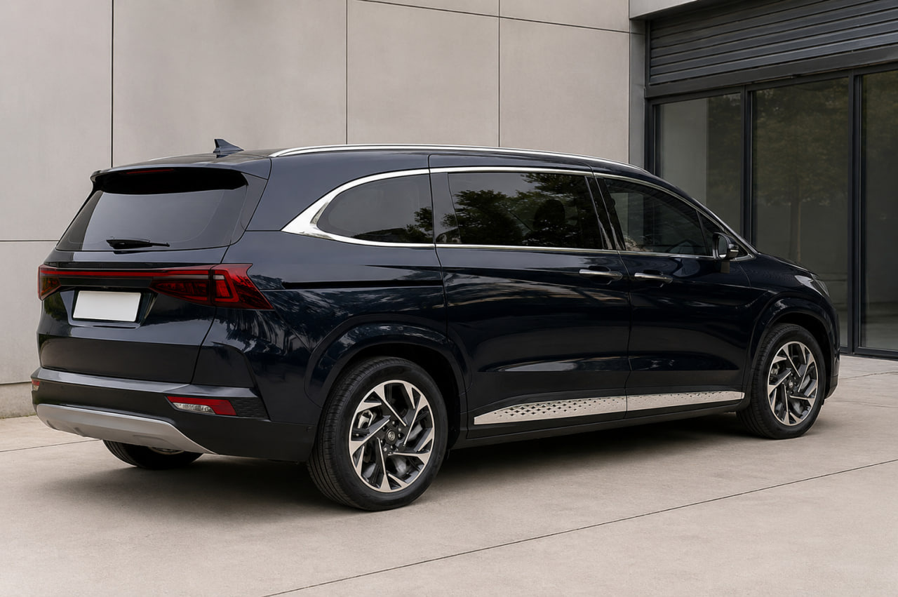Інтегровані рейлінги сірі OEM (ABS-пластик, установка на клей) 2