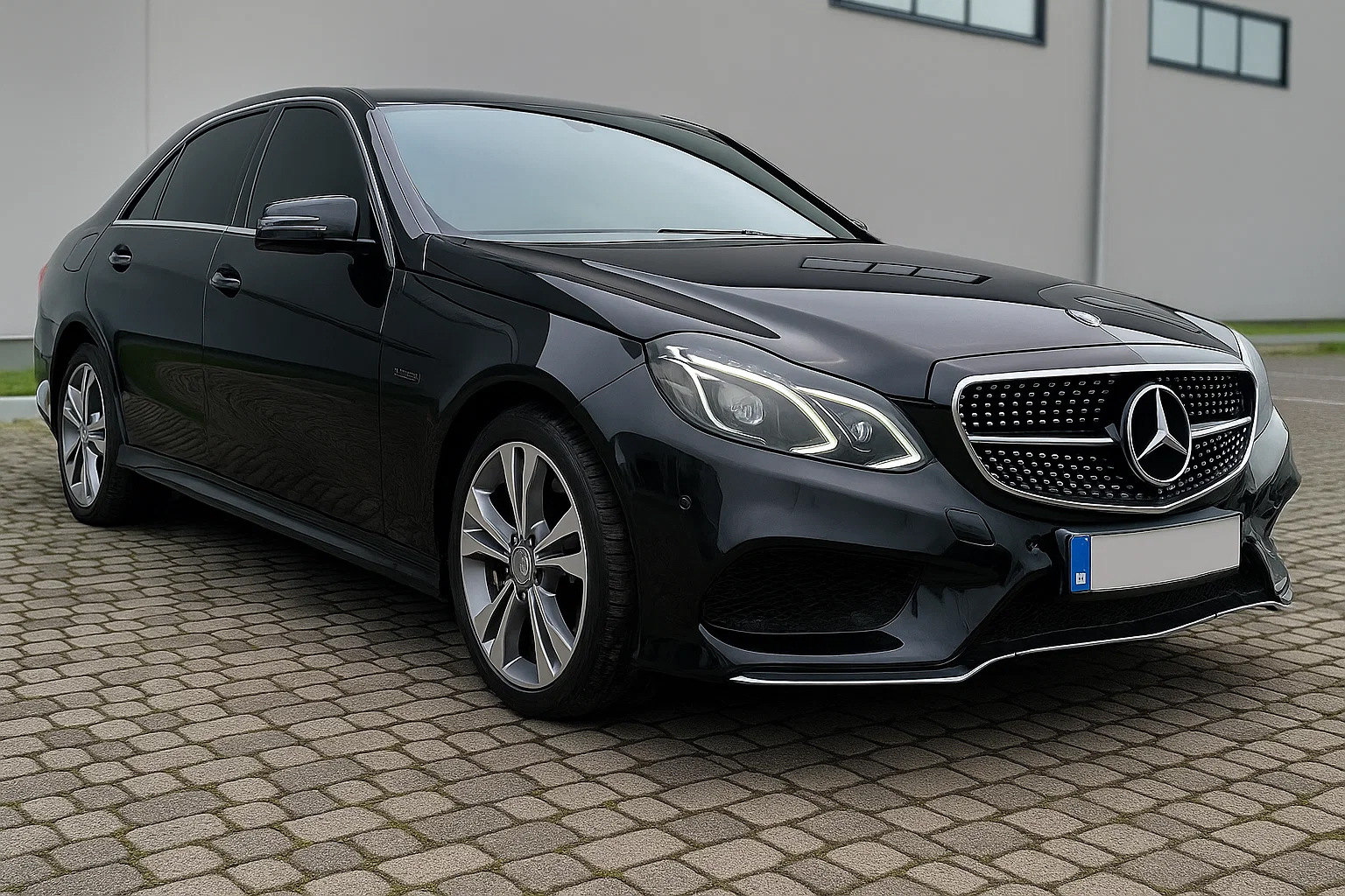 Передня решітка Diamond Silver (для Avantgarde і AMG-Line, 2013-2016) 4