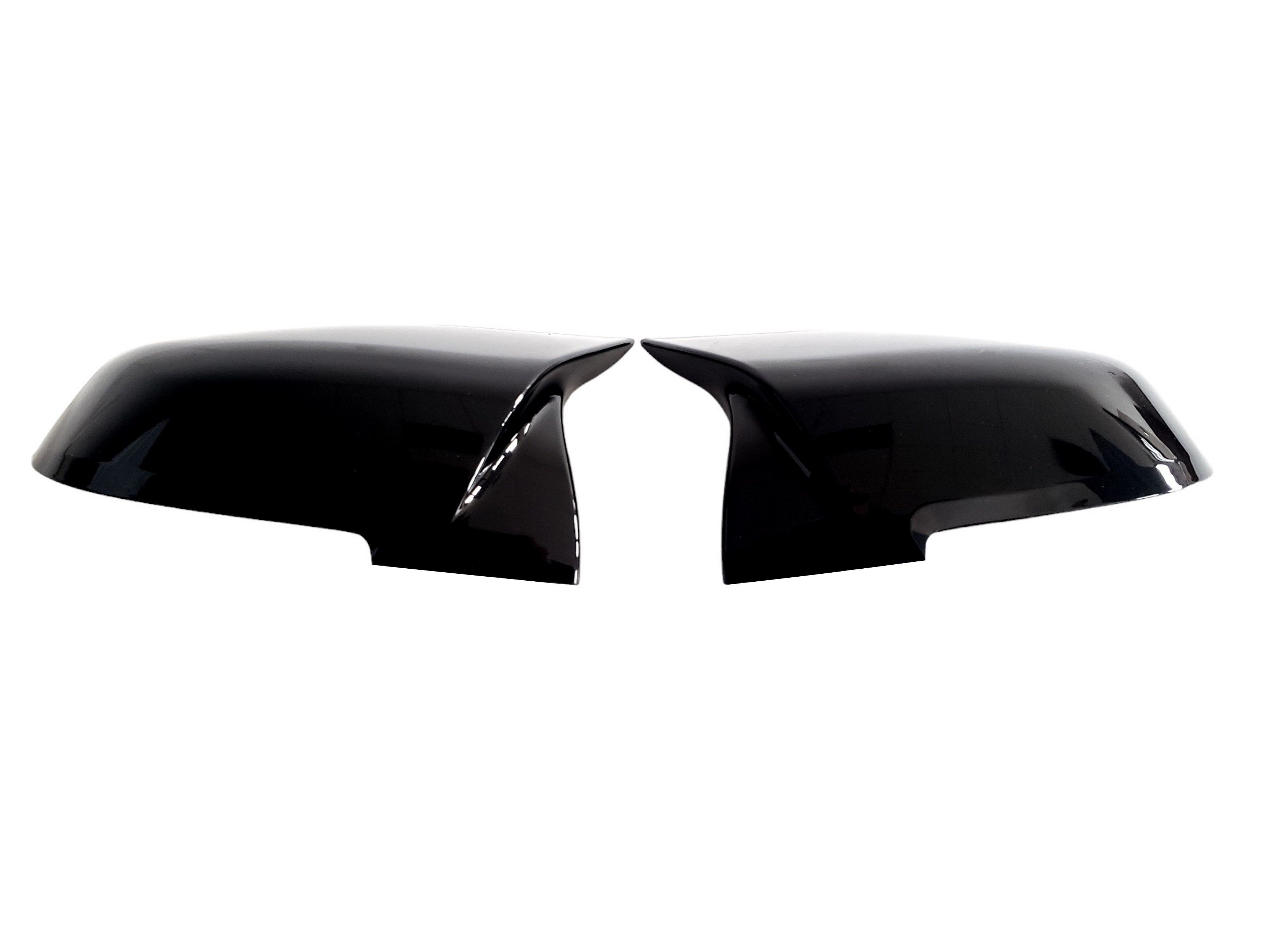 Накладки на дзеркала Чорний глянець (M-Look) на BMW 3 Series F30 / F31 2011-2018 року 3
