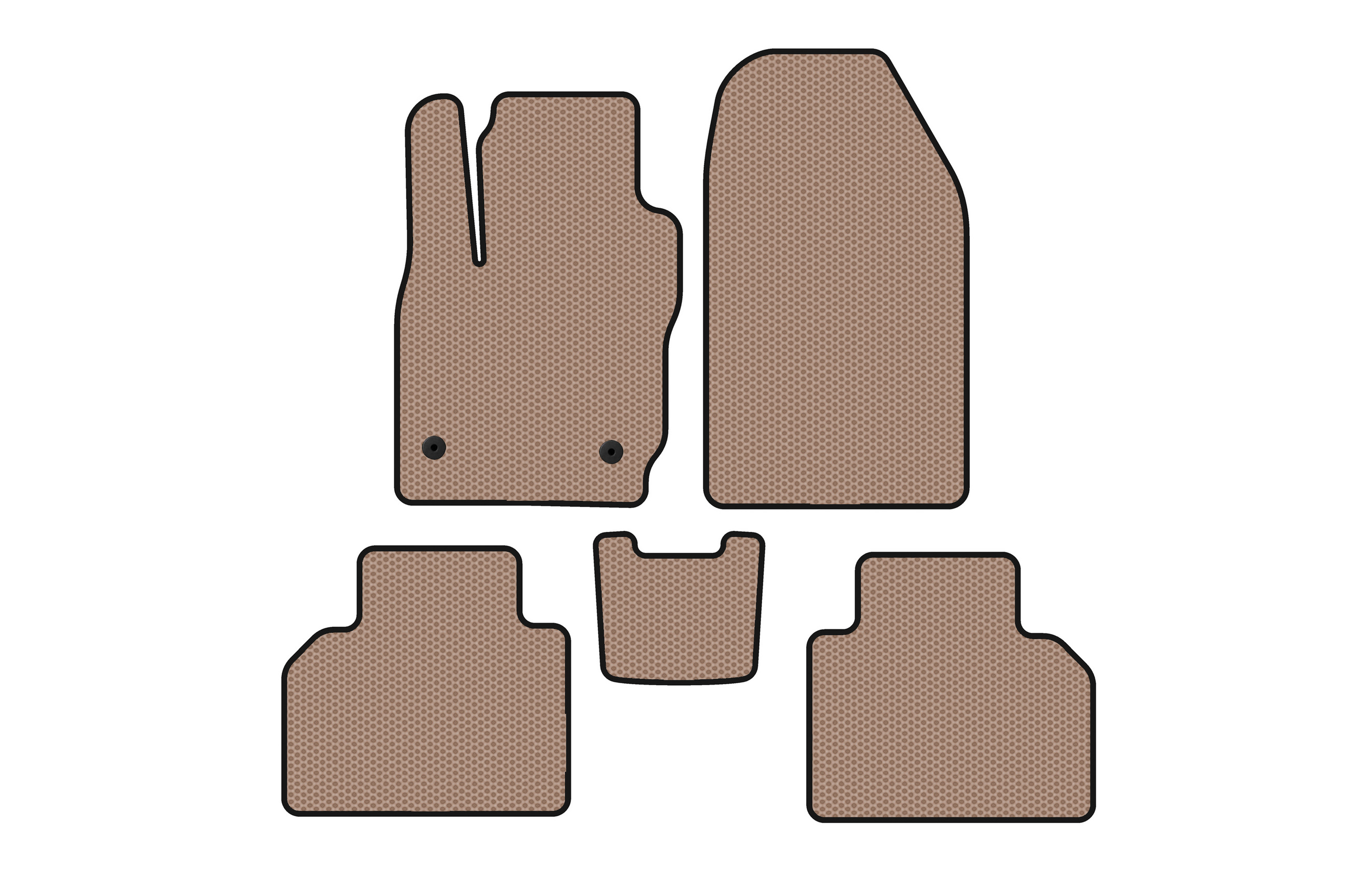 Гумові килимки Carsuit (Бежевий)