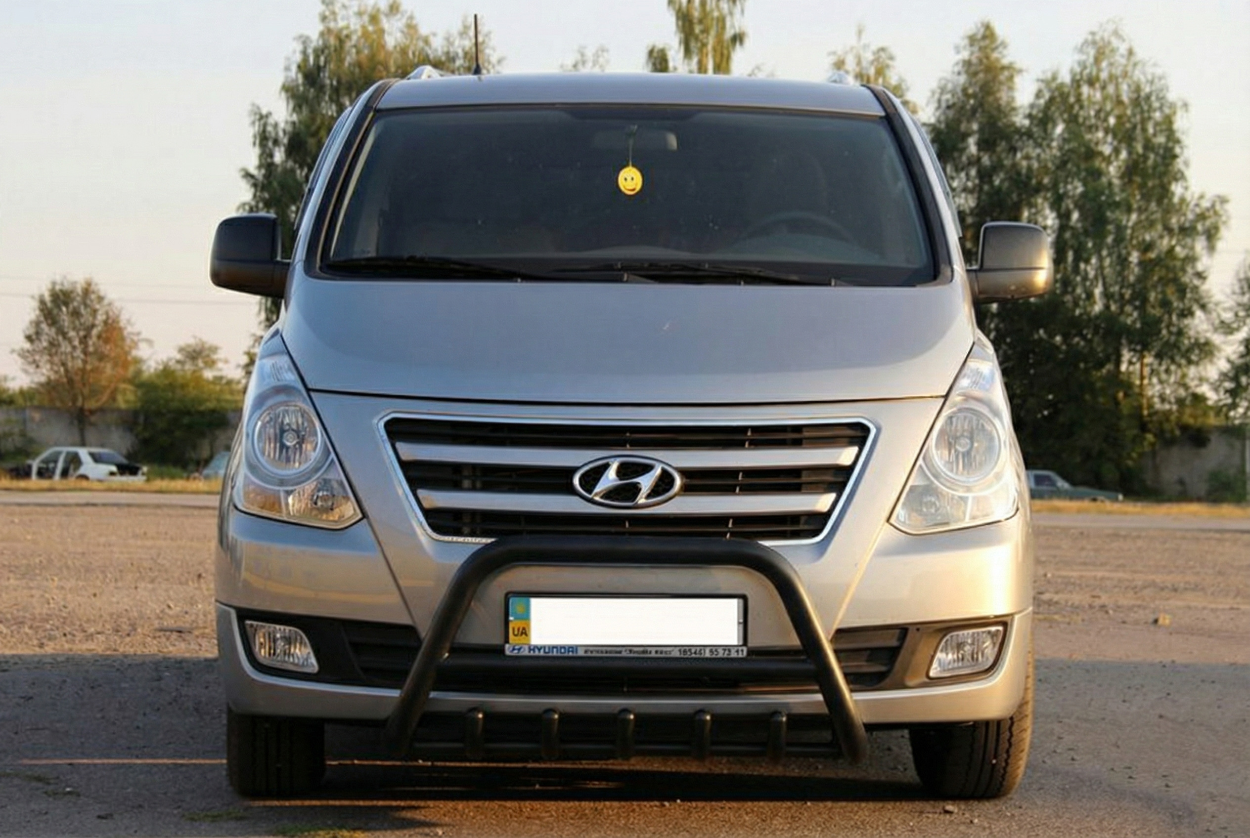 Кенгурятник WT003 Black (нерж)