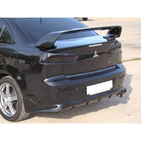 Спойлер на багажник EVO Lancer X 2007-2015 ABS пластик під фарбування 2