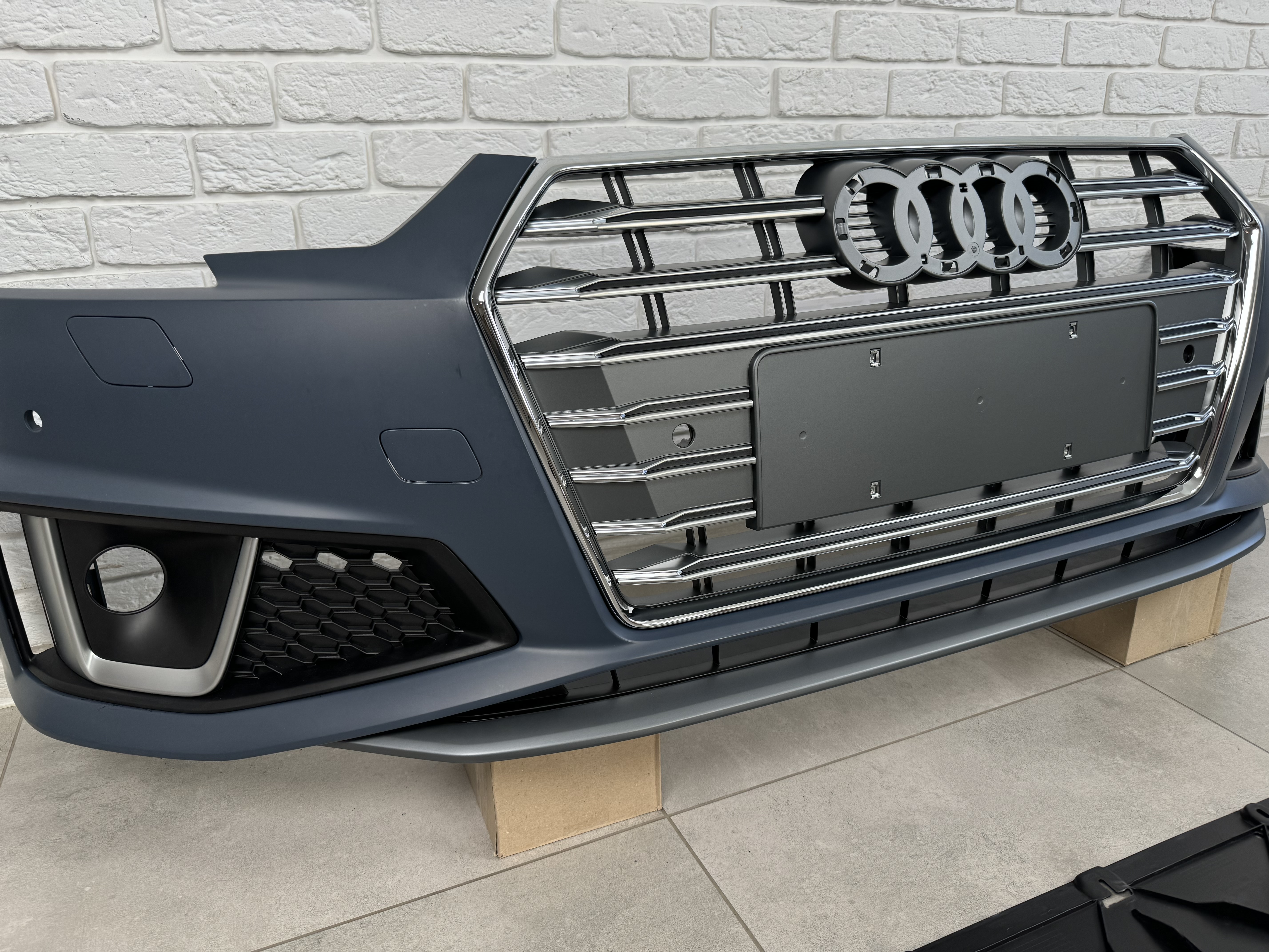 Передній бампер у зборі S-Line 2018- для Audi A4 B9 2015-2019 5