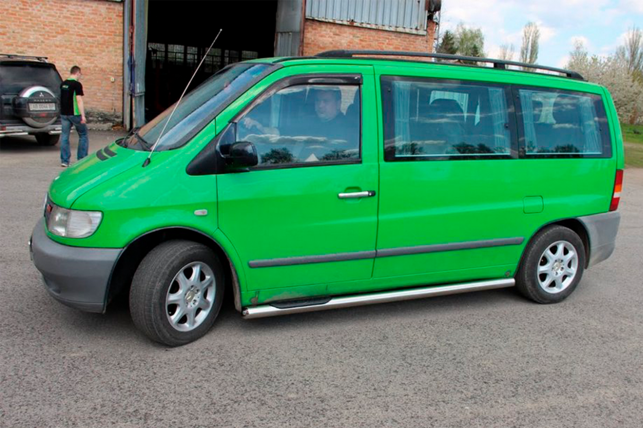Бічні труби (2 шт., нерж.) d60 3