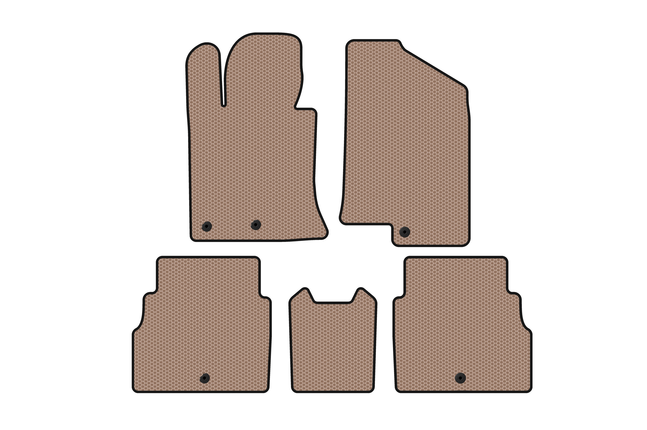 Гумові килимки Carsuit V2 (бежевий)