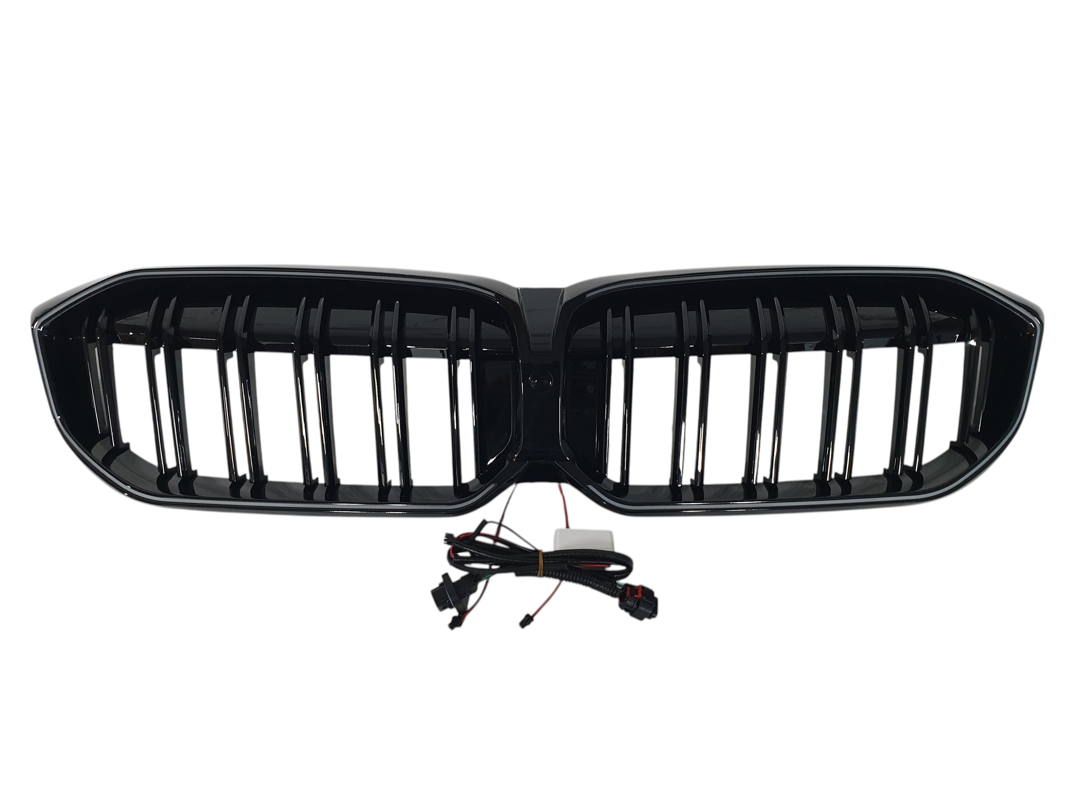 Ніздрі Чорний глянець LED (Iconic Glow) 2bar на BMW 3 Series G20 / G21 2022-2024 року 4