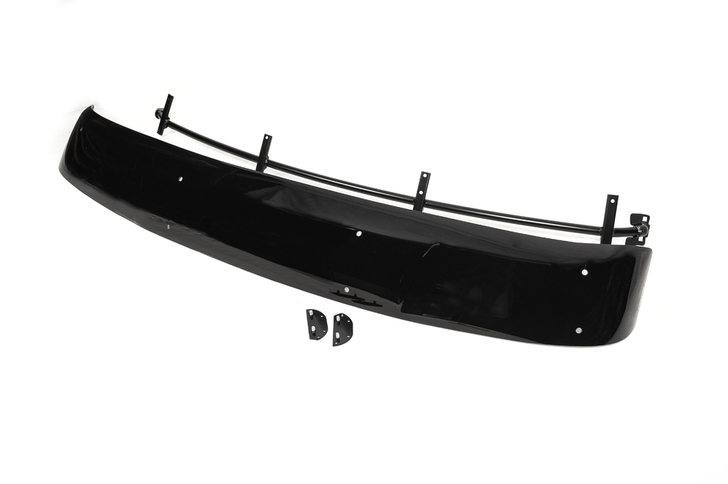 Козирок на лобове скло на рамі V2 (чорний глянець, 5мм) 2