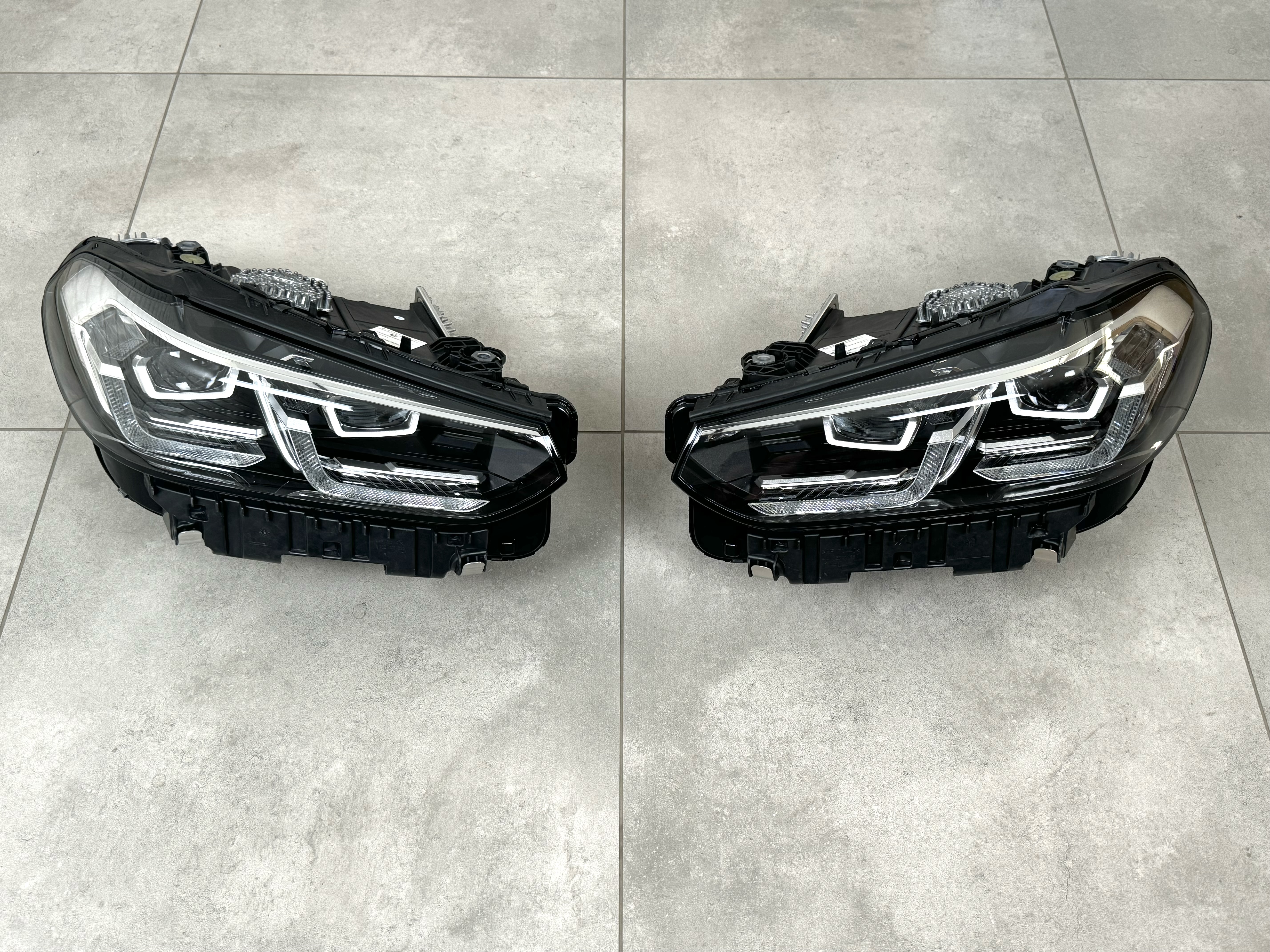 Фари Adaptive LED LCI рестайлінг BMW X3 G01 F97 / X4 G02 F98 2021-2024 2шт. комплектні з блоками 2