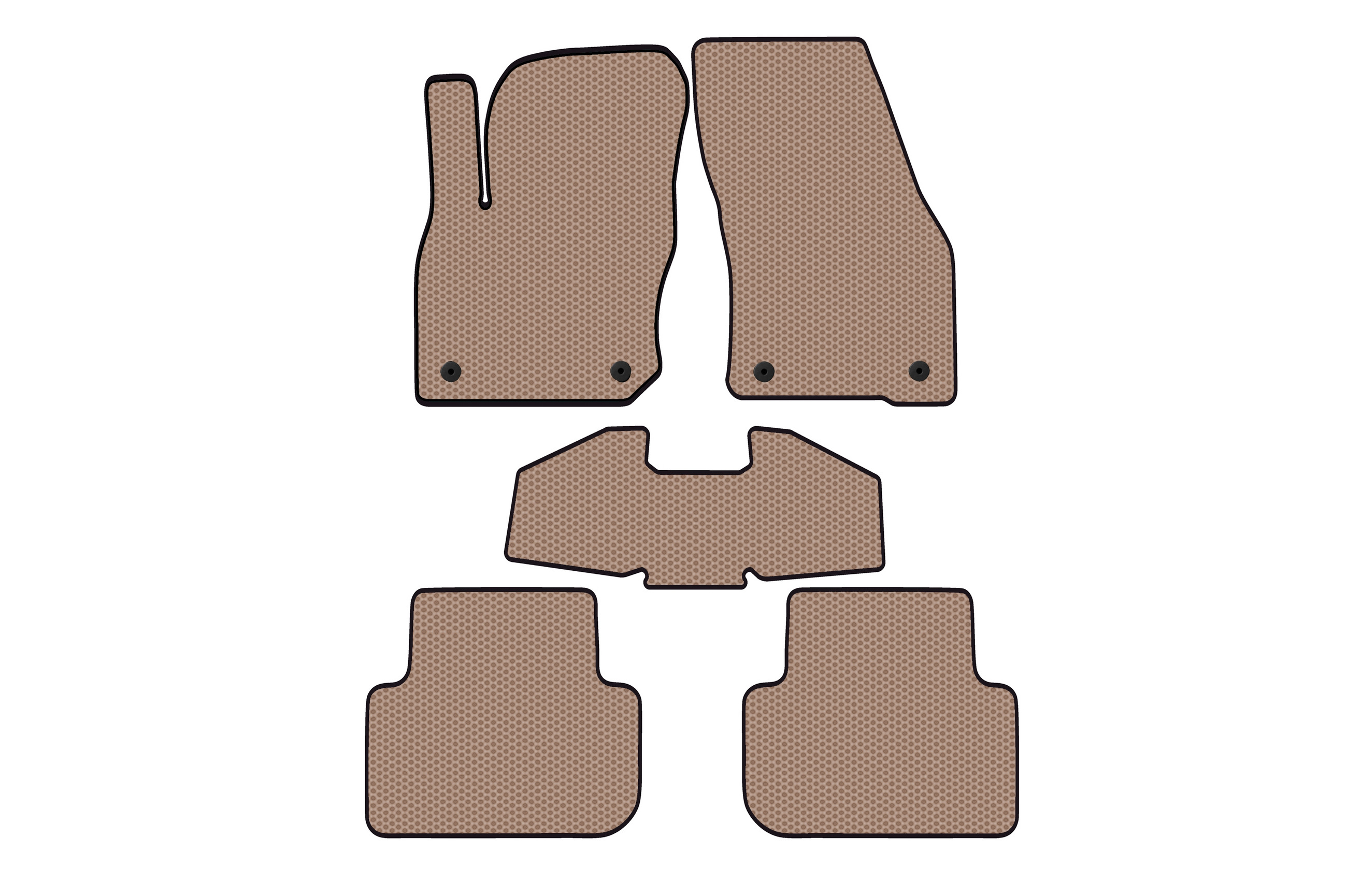 Гумові килимки Carsuit (Бежевий)