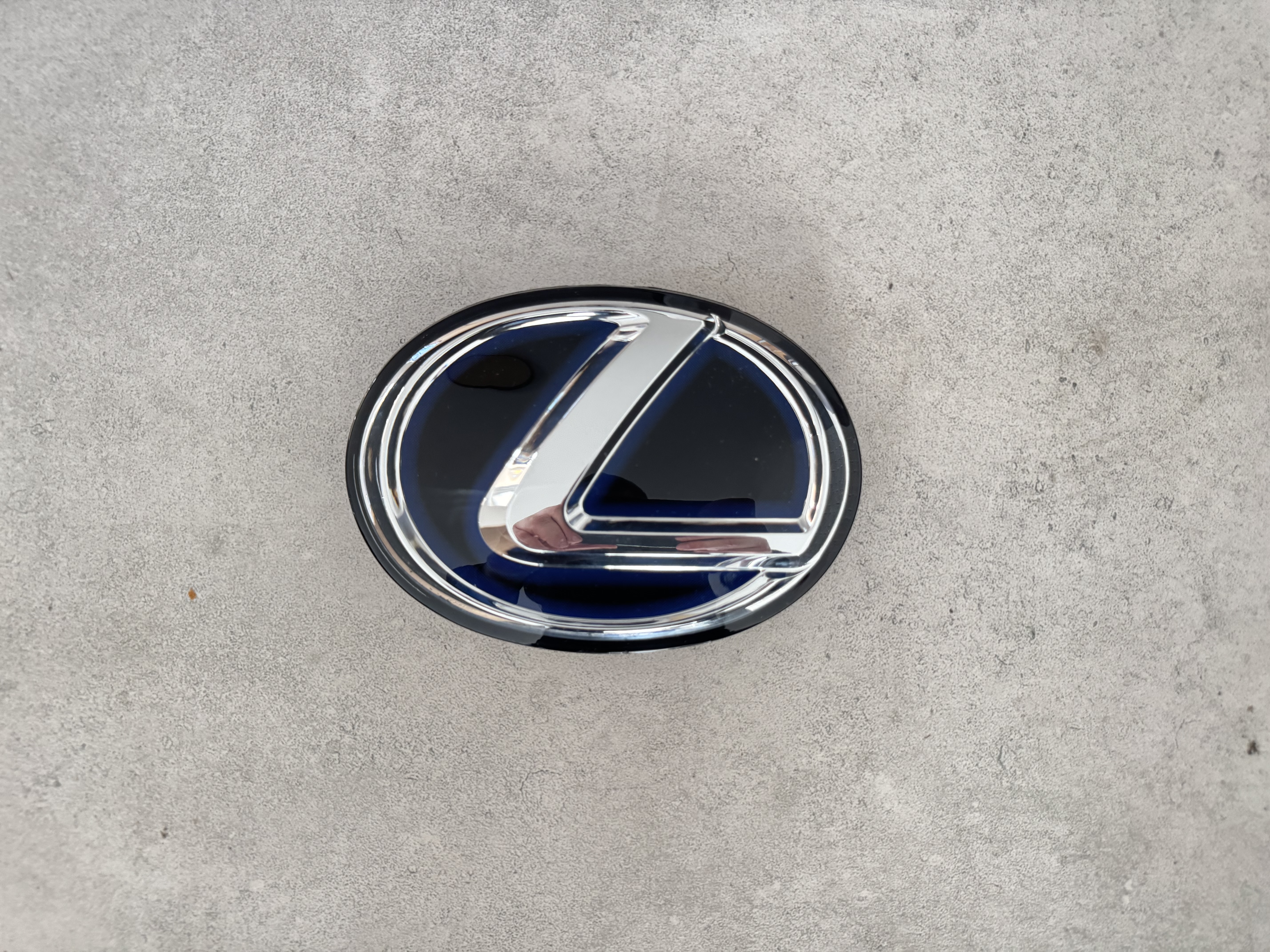 Емблема під склом синя гібрид Lexus CT NX ES IS RX 163ММ 2