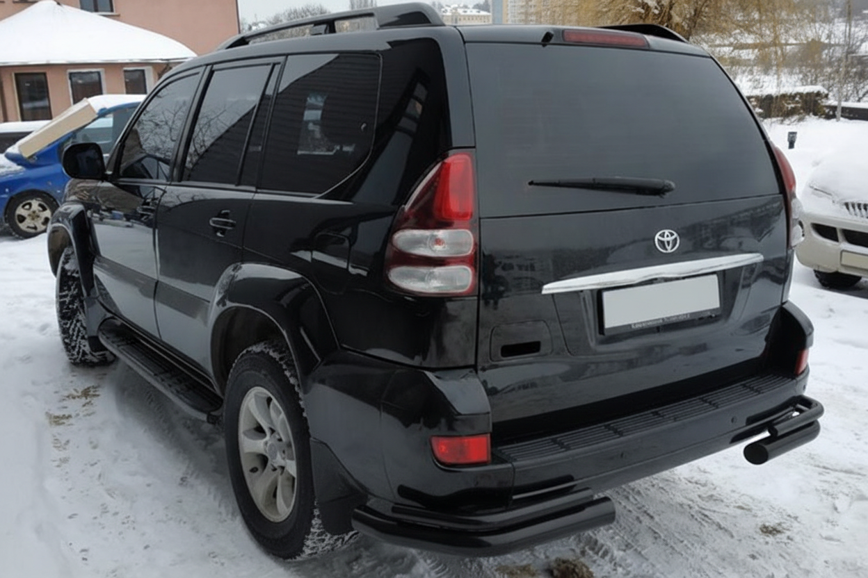 Задні подвійні куточки AK003-2 Black (2 шт., нерж) 3