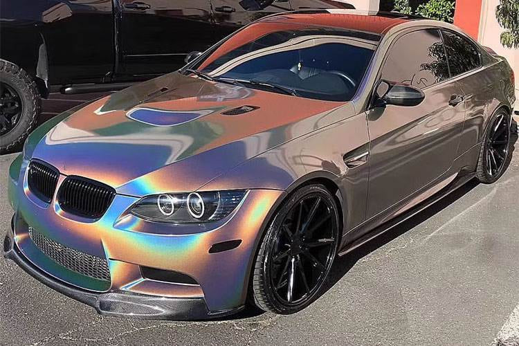 Накладка на передній бампер Lip V-Style (для M3, Карбон) 4