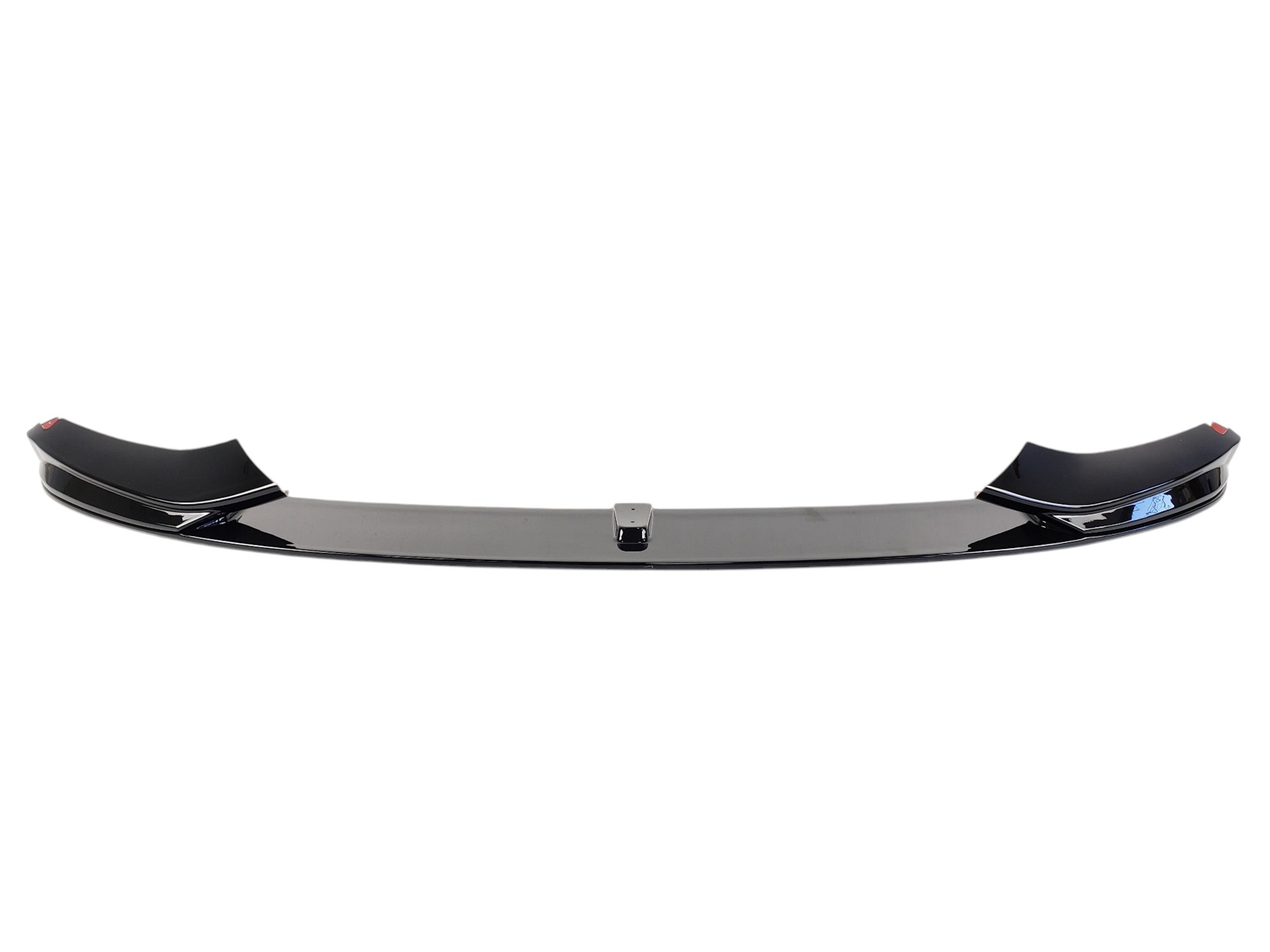 Губа (переднього бампера) Чорний глянець (M-Performance) V1 на BMW 4 Series F32 / F33 2013-2020 року 2