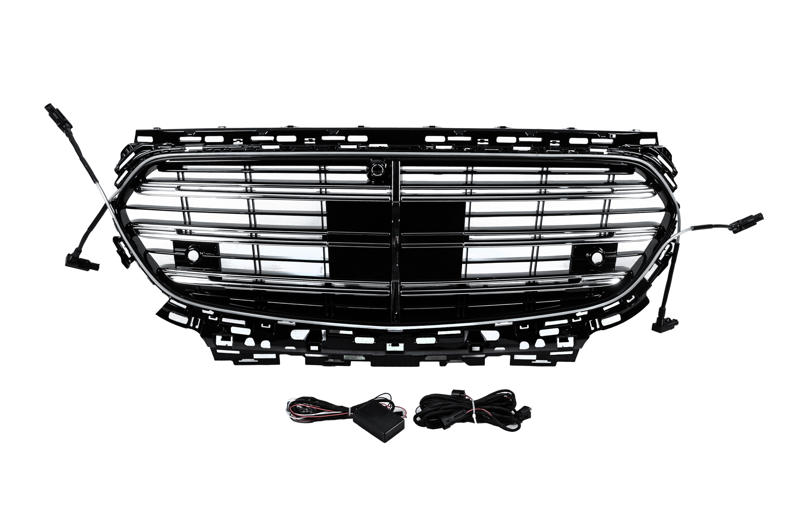 Передня решітка в стилі W223 AMG-Line з Led 2