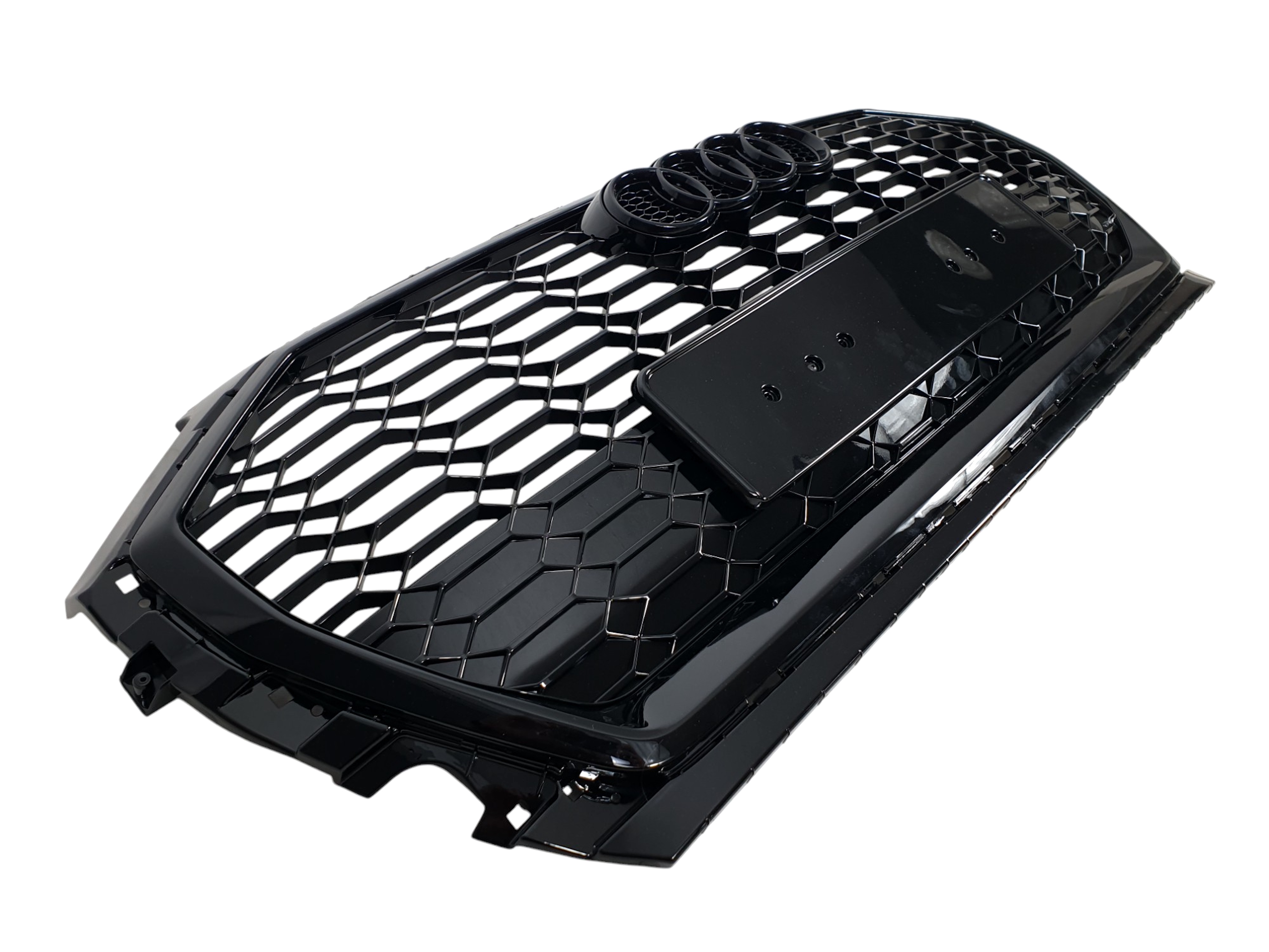 Решітка радіатора Full Black (в стилі RSQ5) V2 на Audi Q5 80A 2020-2024 року 2